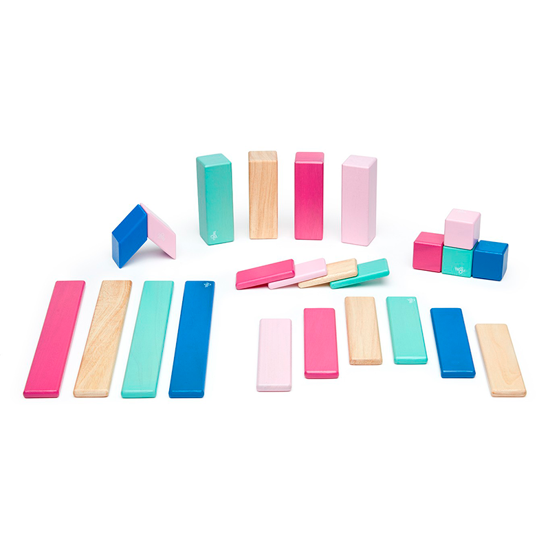 24-piece Set <br>magnetic Wooden Blocks <br>tegu Classics