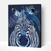 Zebra – Paint By Numbers Kit | Artwille | 14x18 Inch Canvas