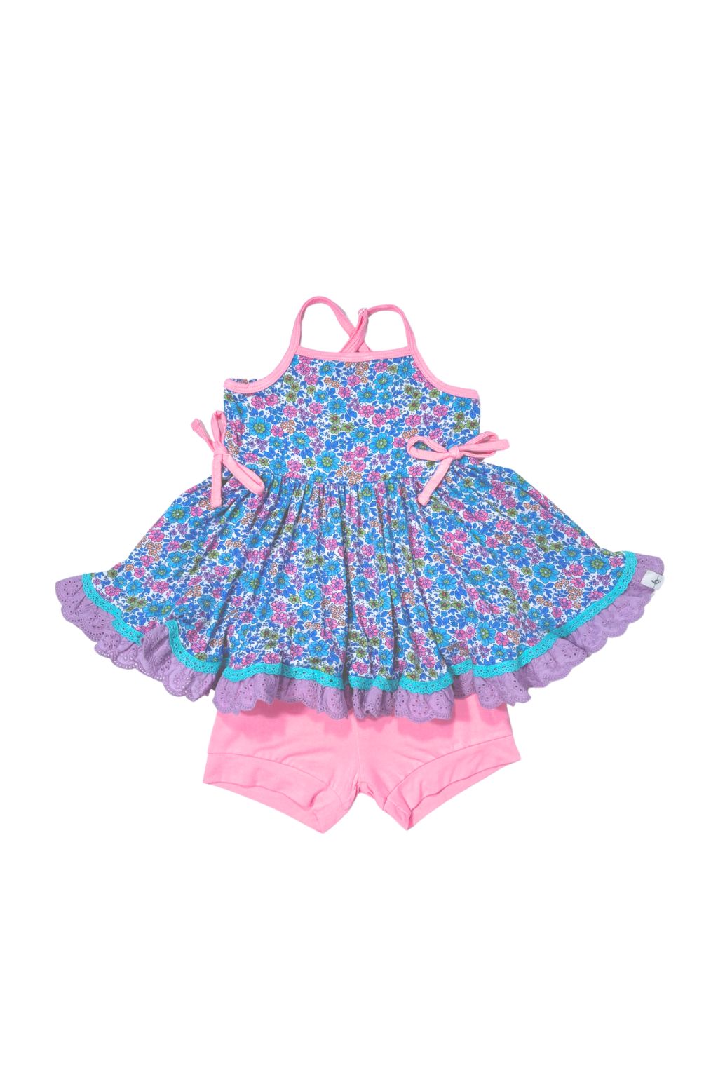 Retro Floral Tank Comfort Set