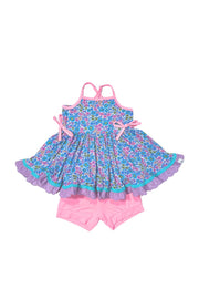 Retro Floral Tank Comfort Set