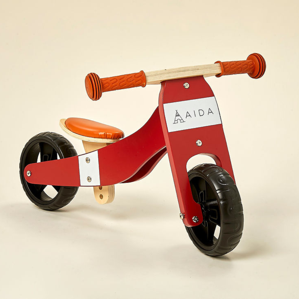 2-in-1 Midi Wooden Balance Bike (2 Years-4 Years)