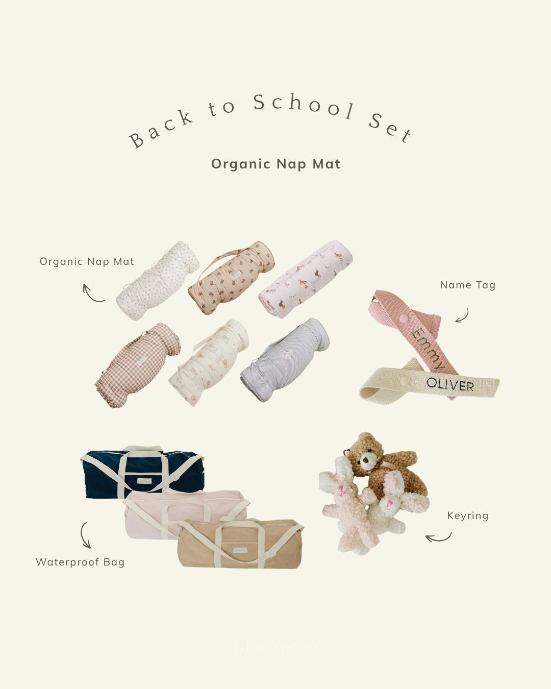 Back To School Set- Organic Nap Mat