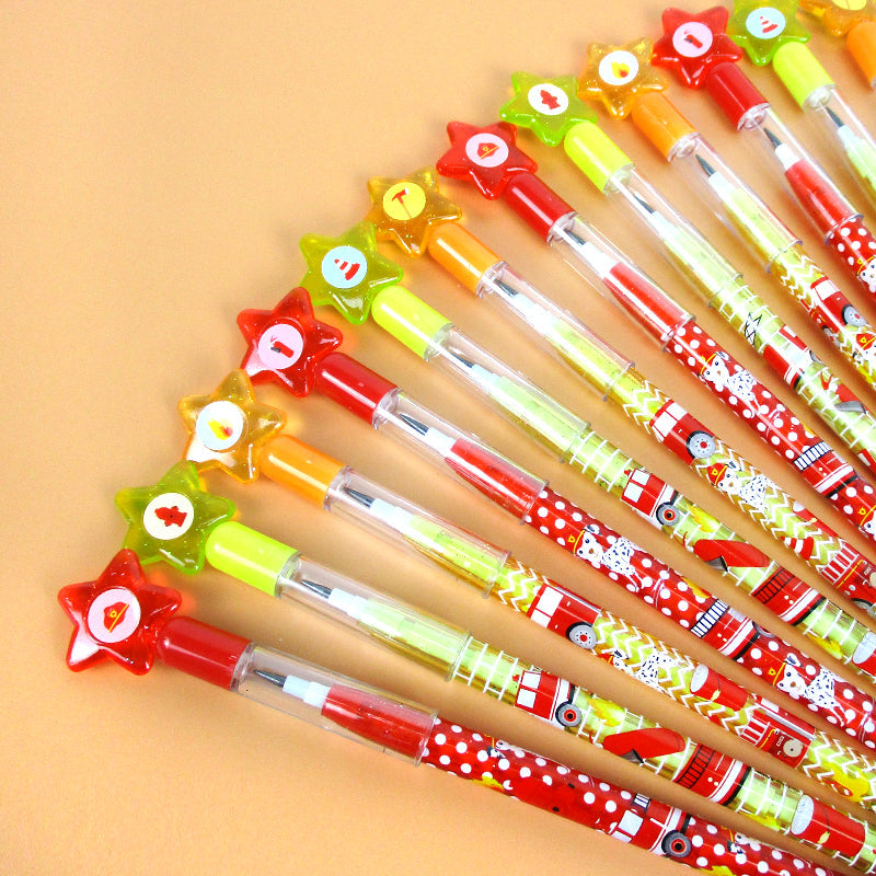 Fire Trucks Multi Point Pencils