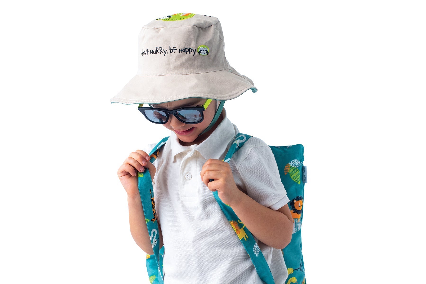 Baby/kids Reversible Sun Hat - Lion | Sloth