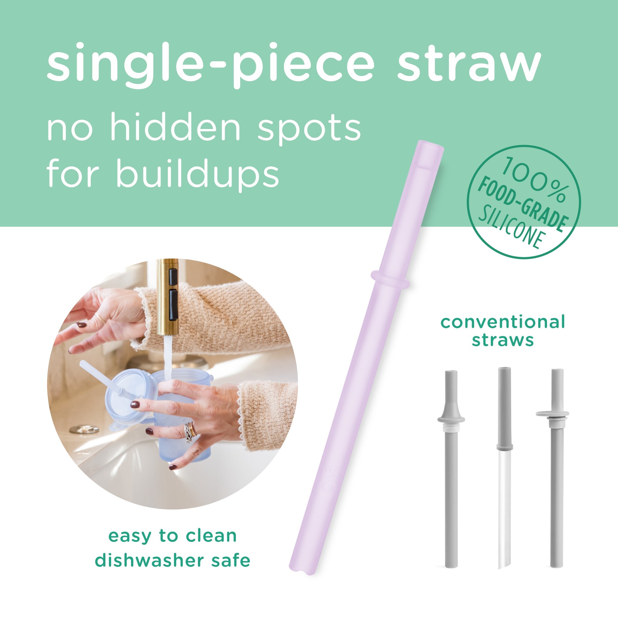 Silicone Tumbler With Straw For Big-kid Drinks (11oz)
