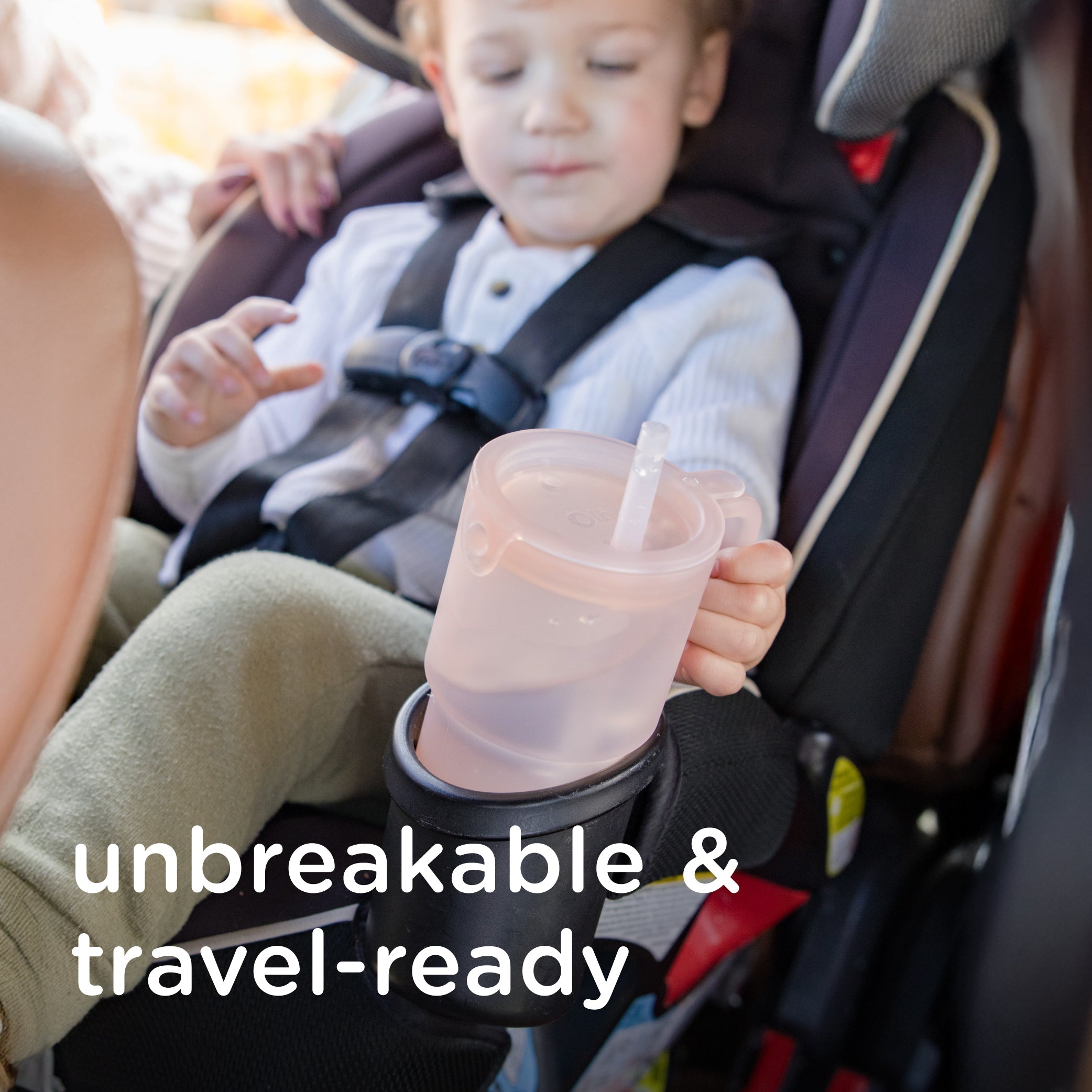Silicone Tumbler With Straw For Big-kid Drinks (11oz)