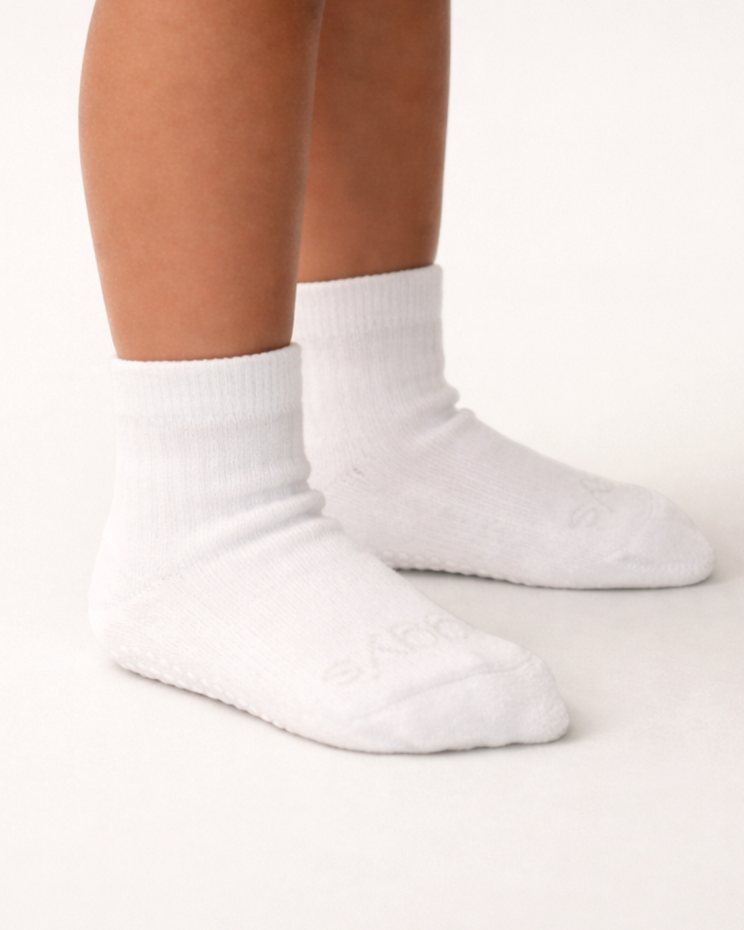 Toddler Gripper Crew Socks 4-pack (12-24 Months) - Onyx