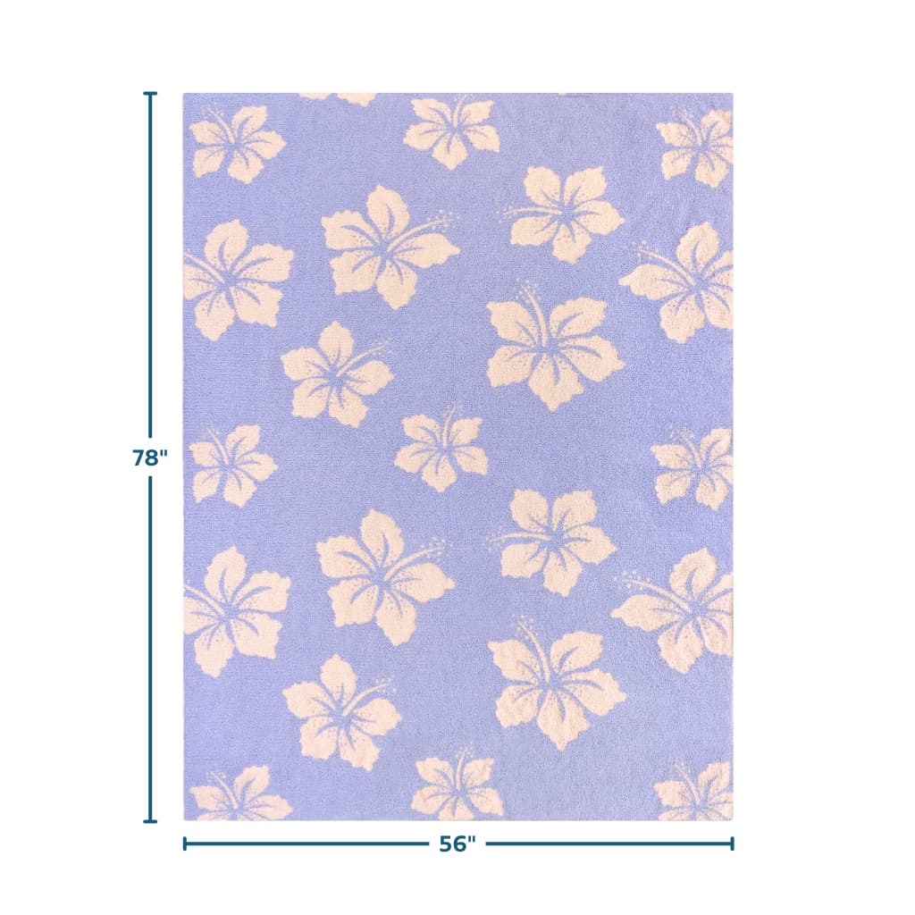 Hibiscus Lullaby Bliss Blanket