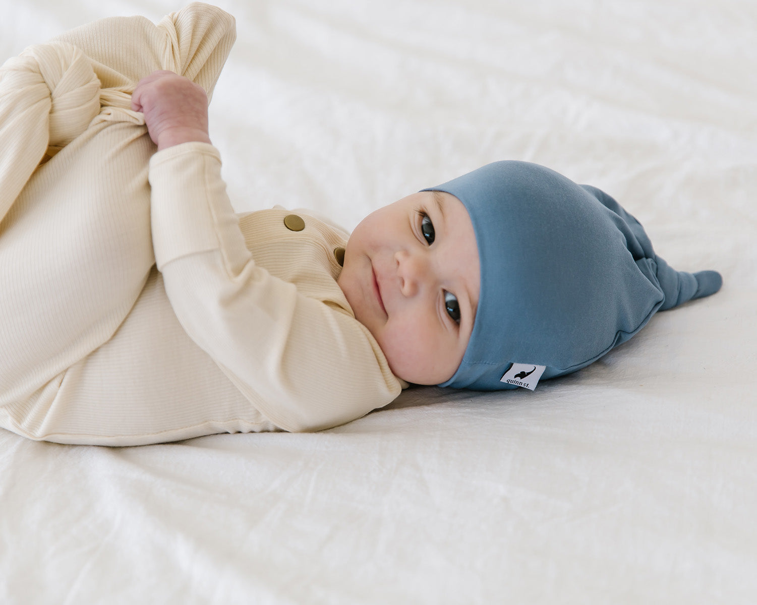 Sky Top Knot Hat