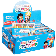 12 Face Paint Crayons - Full Case