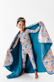 Whispering Wildflowers Toddler Quilted Blanket