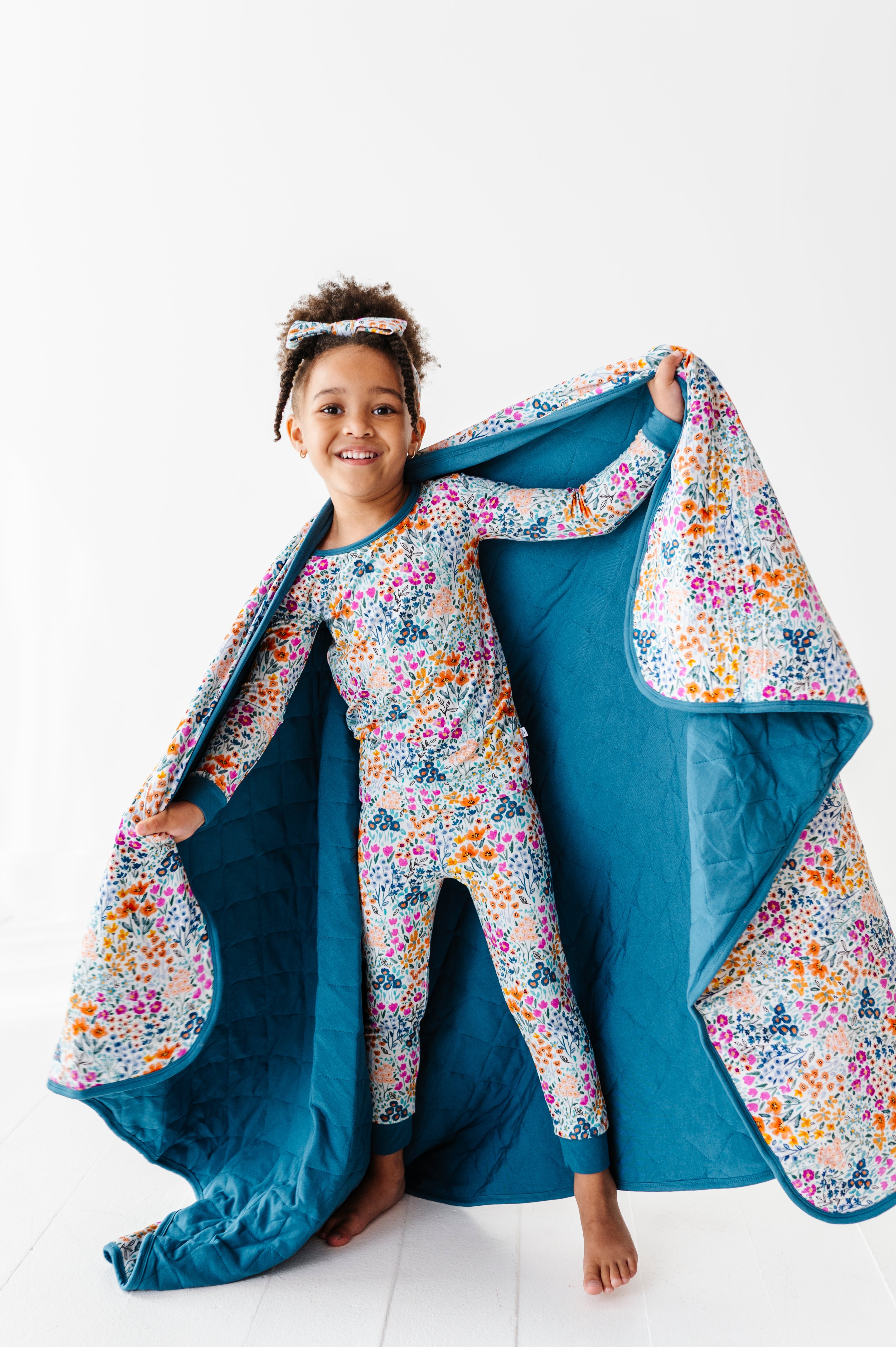 Whispering Wildflowers Toddler Quilted Blanket