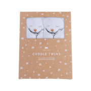 Cuddle Twins - Grey Bear Blankie