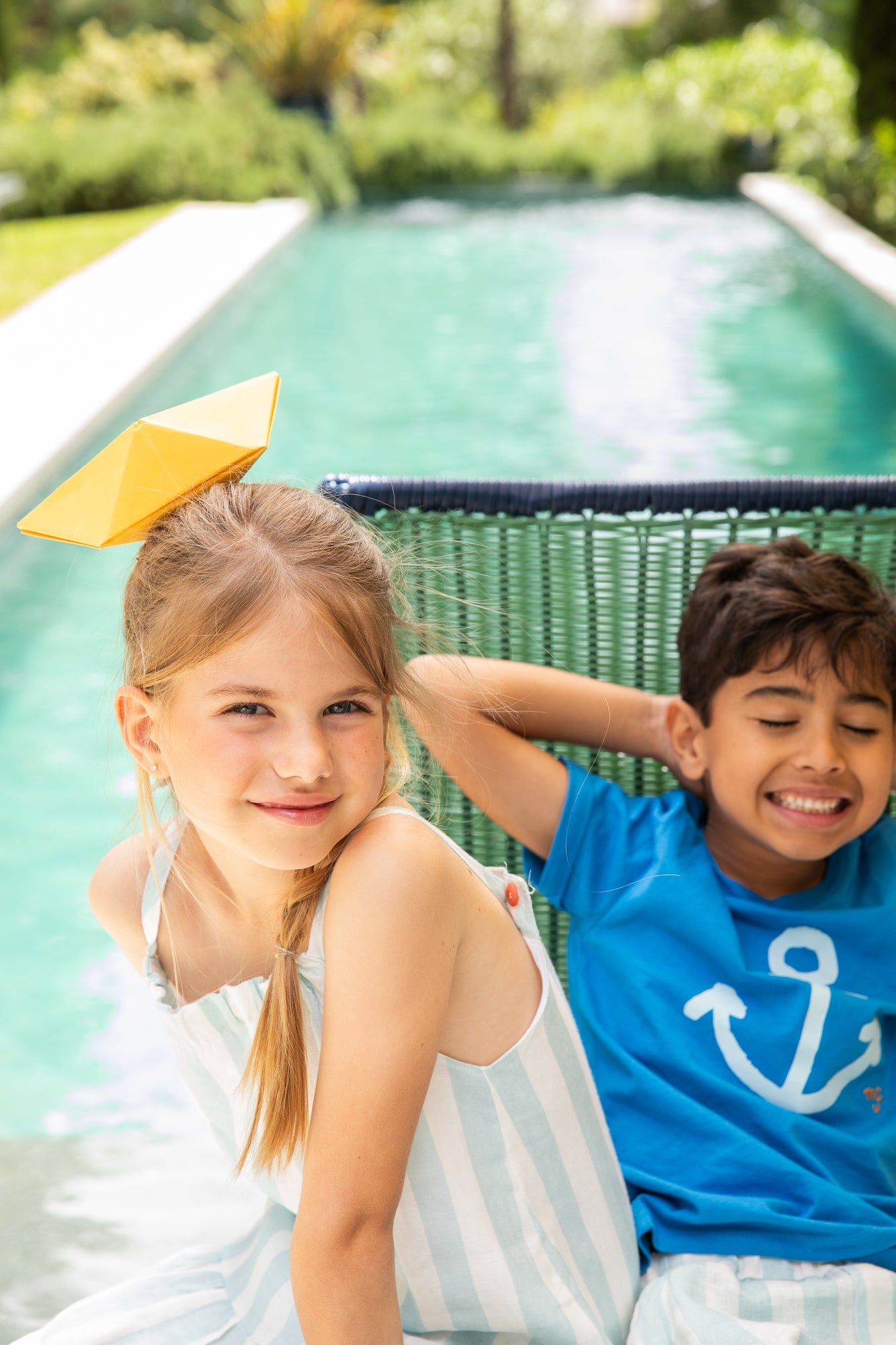 Recycled Cotton Anchor Kid T-shirt