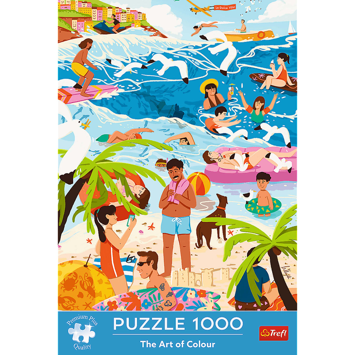 Premium Plus The Art Of Colour: In The Heat Of The Holiday Season 1000 Piece Puzzle
