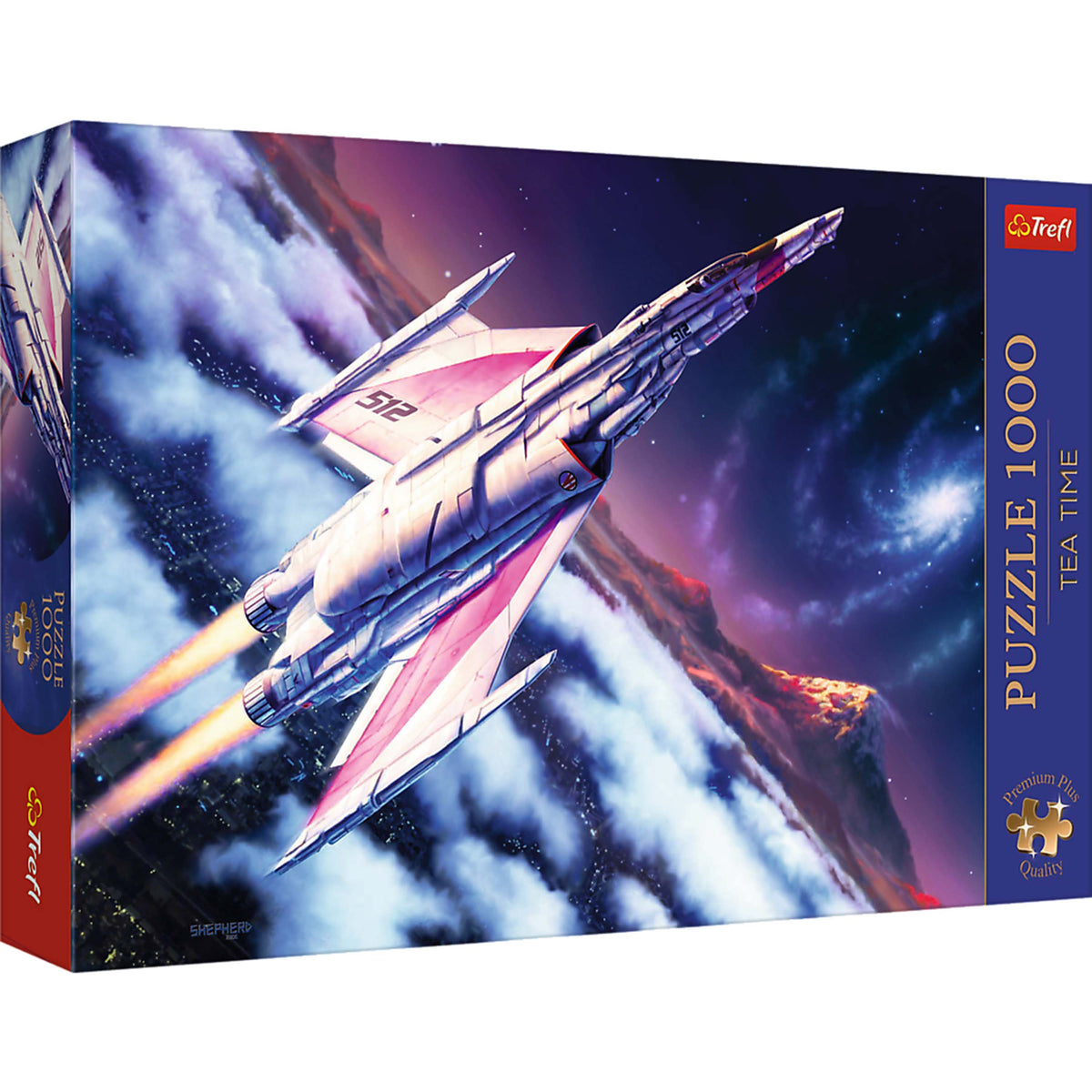 Premium Plus Tea Time: Flight Into Space 1000 Piece Puzzle