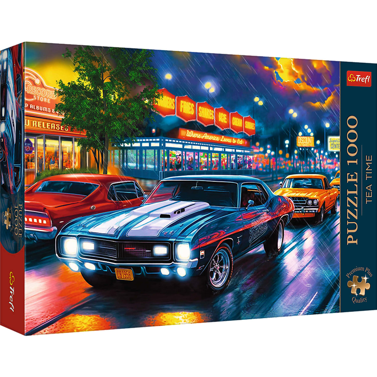 Premium Plus Tea Time: Night Drive 1000 Piece Puzzle