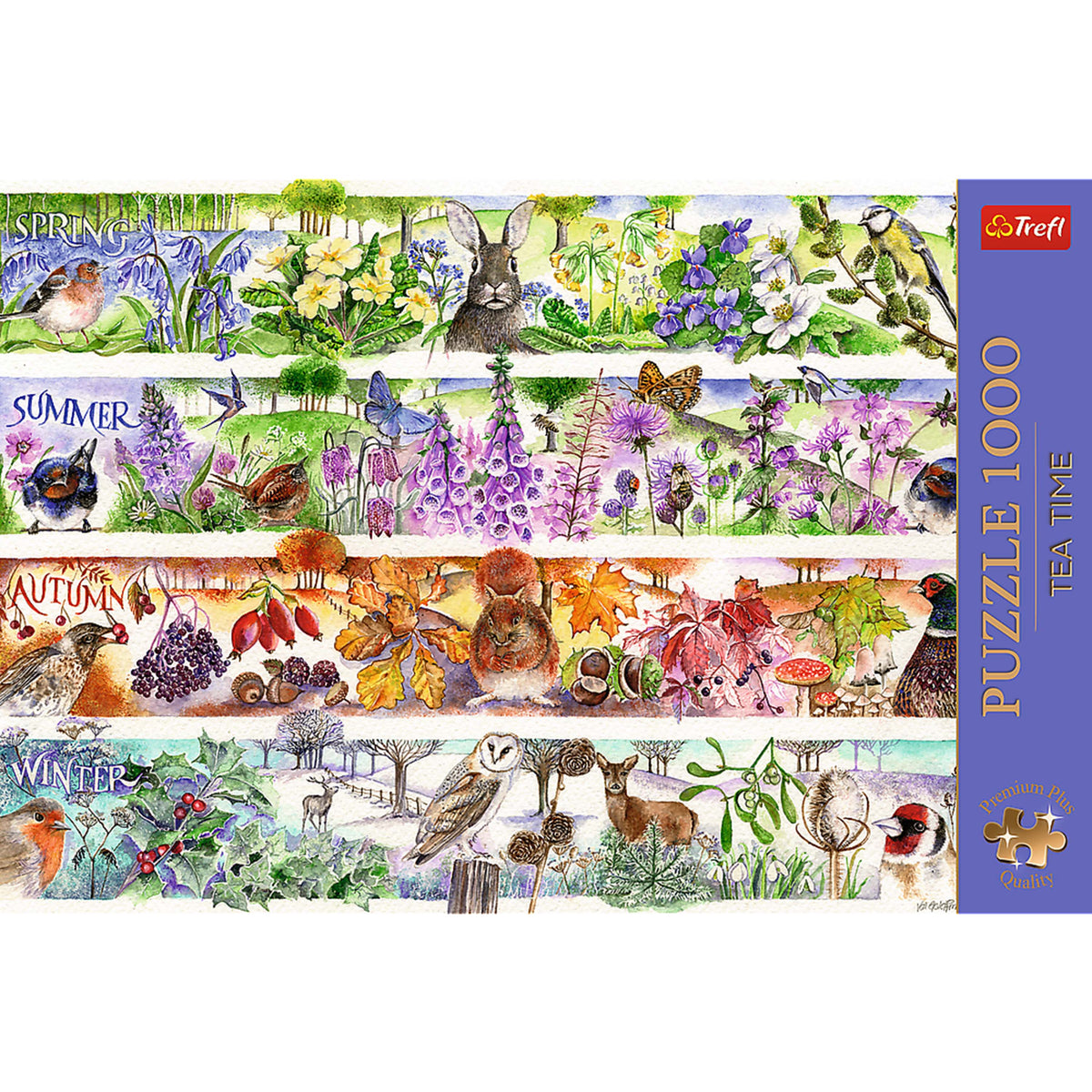 Premium Plus Tea Time: Four Seasons 1000 Piece Puzzle