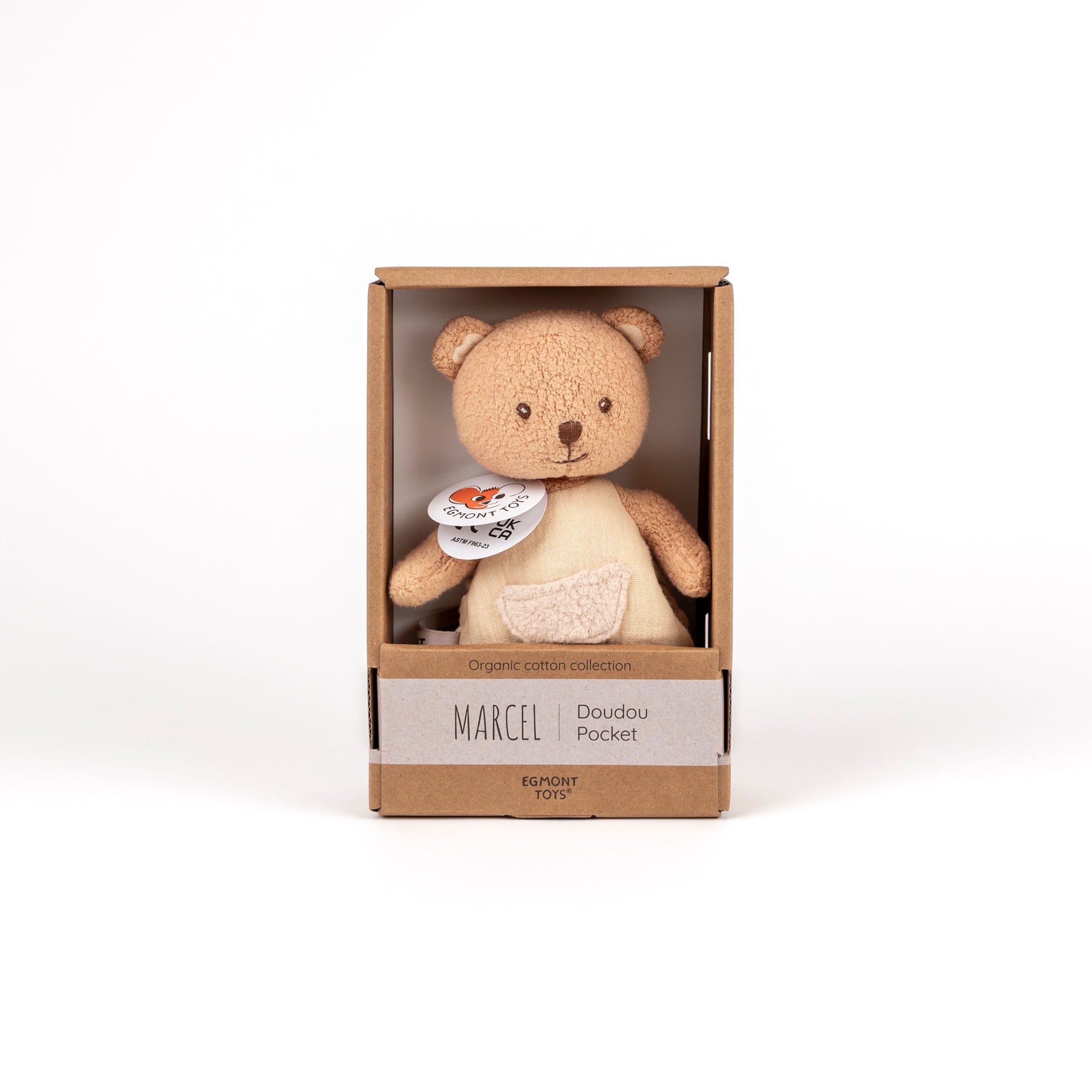 Marcel Bear Doudou Pocket