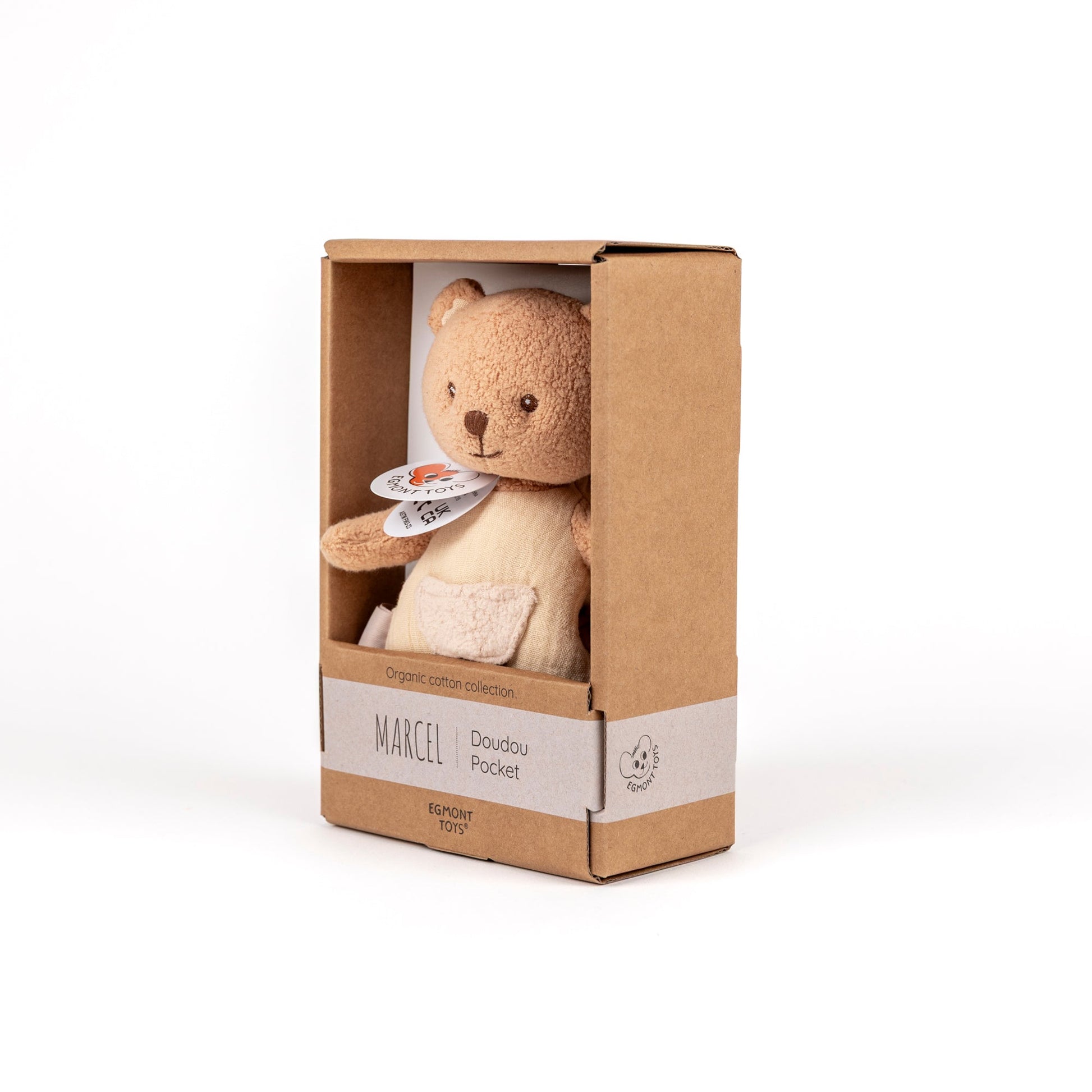 Marcel Bear Doudou Pocket
