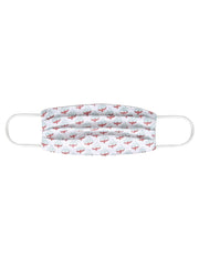 Miami Print Reusable Teen/Women's Face Mask x1 Piece