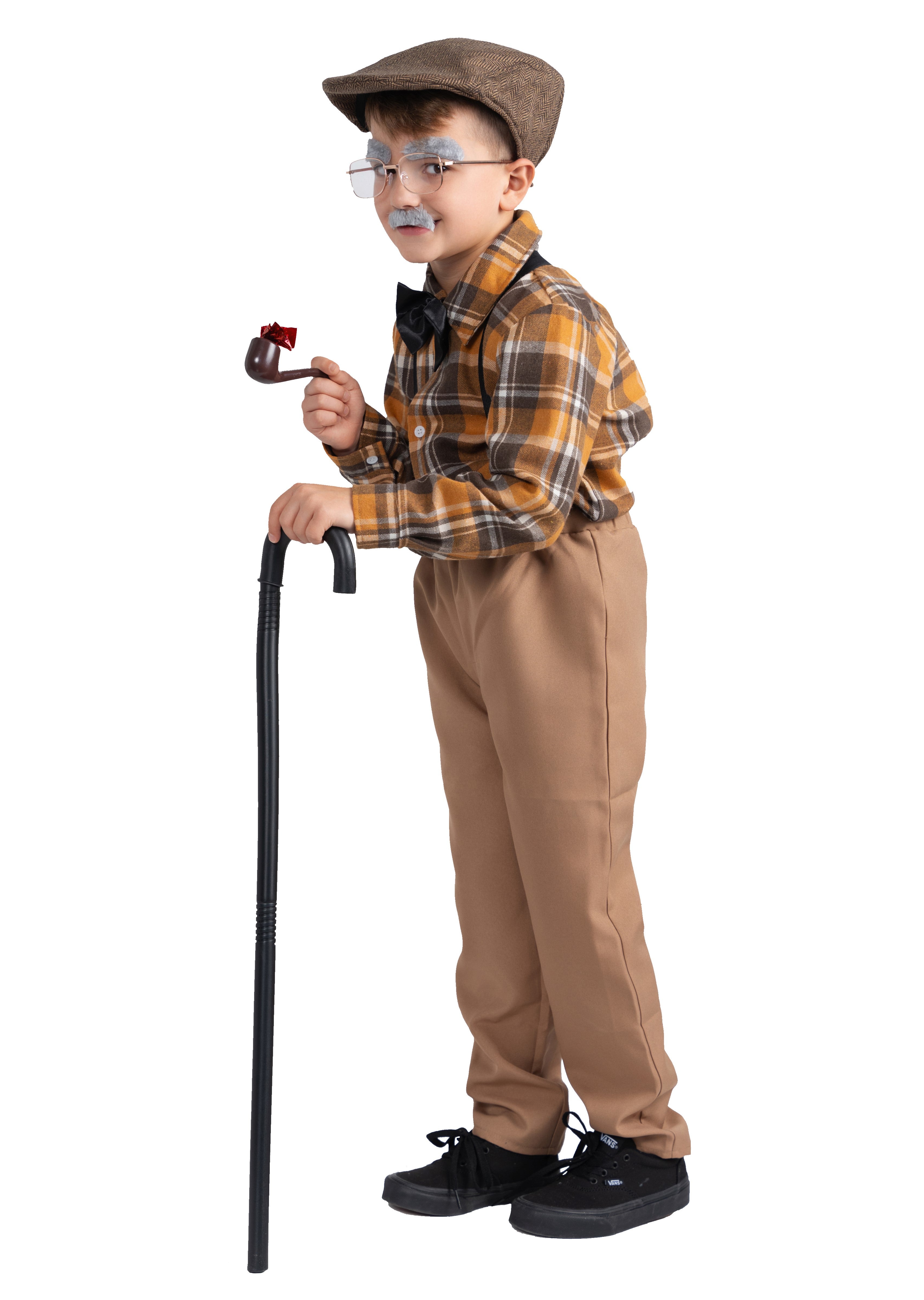 Old Man Grandpa Costume - Kids