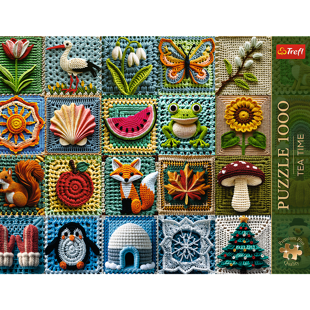 Premium Plus Crochet - Four Seasons 1000 Piece Puzzle