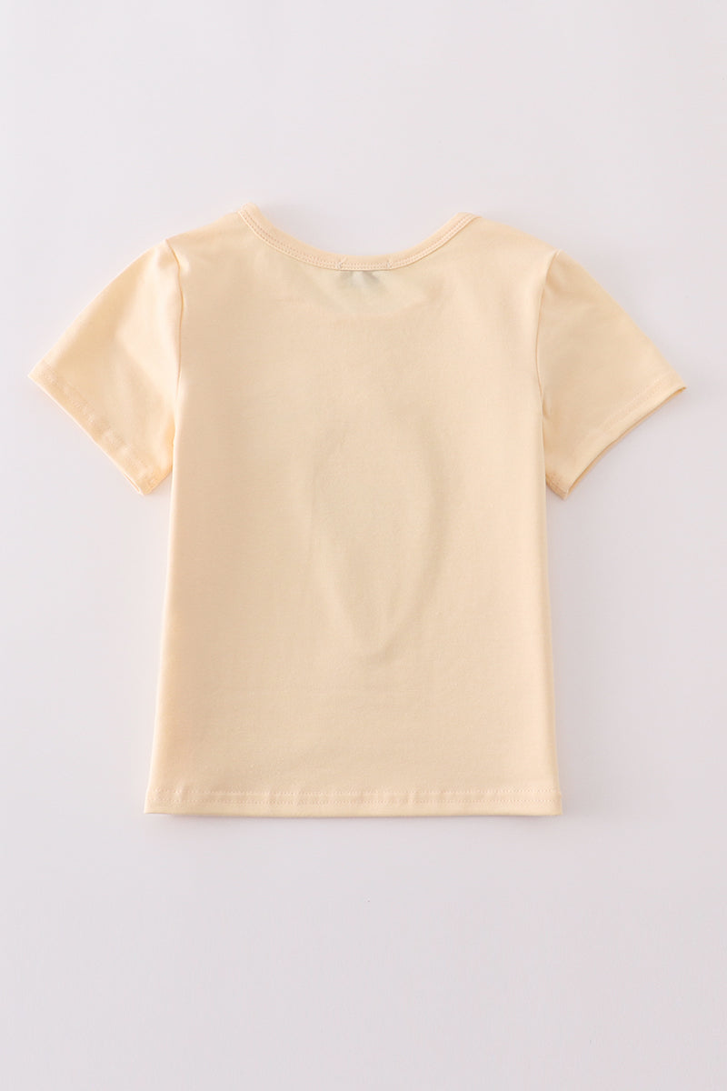Ice Cream Flag Sequin Mom&me Top