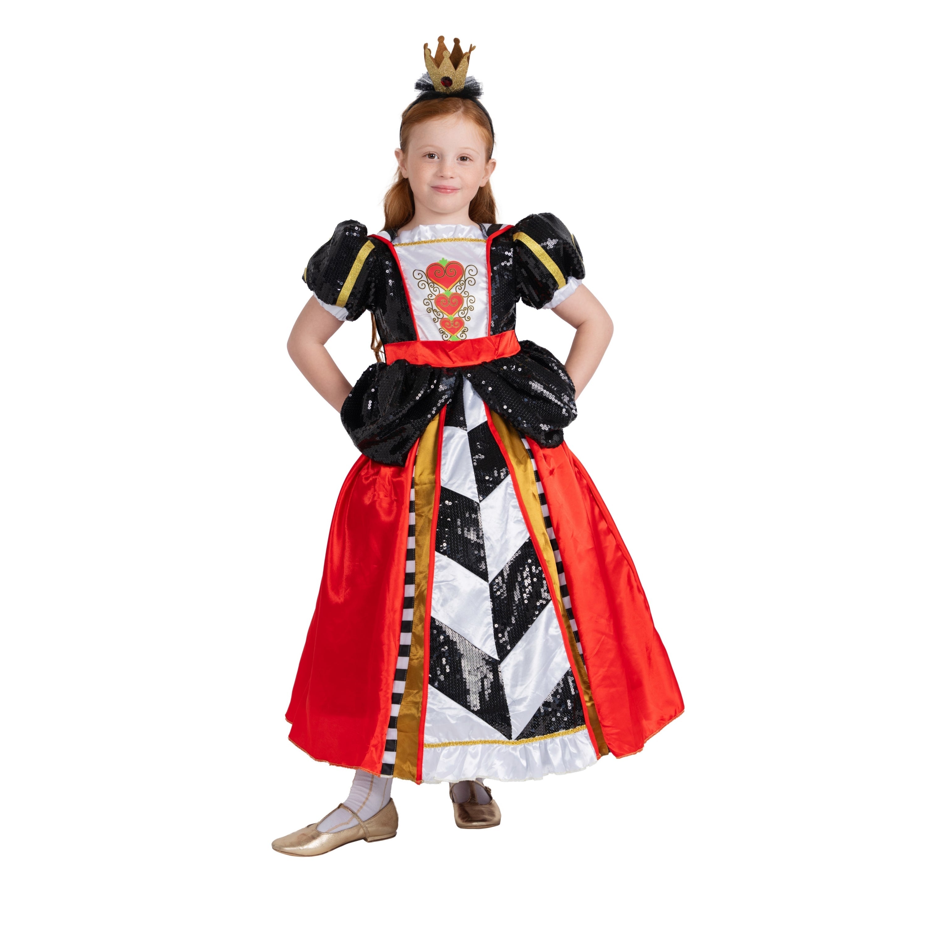 Queen Of Hearts Costume - Kids