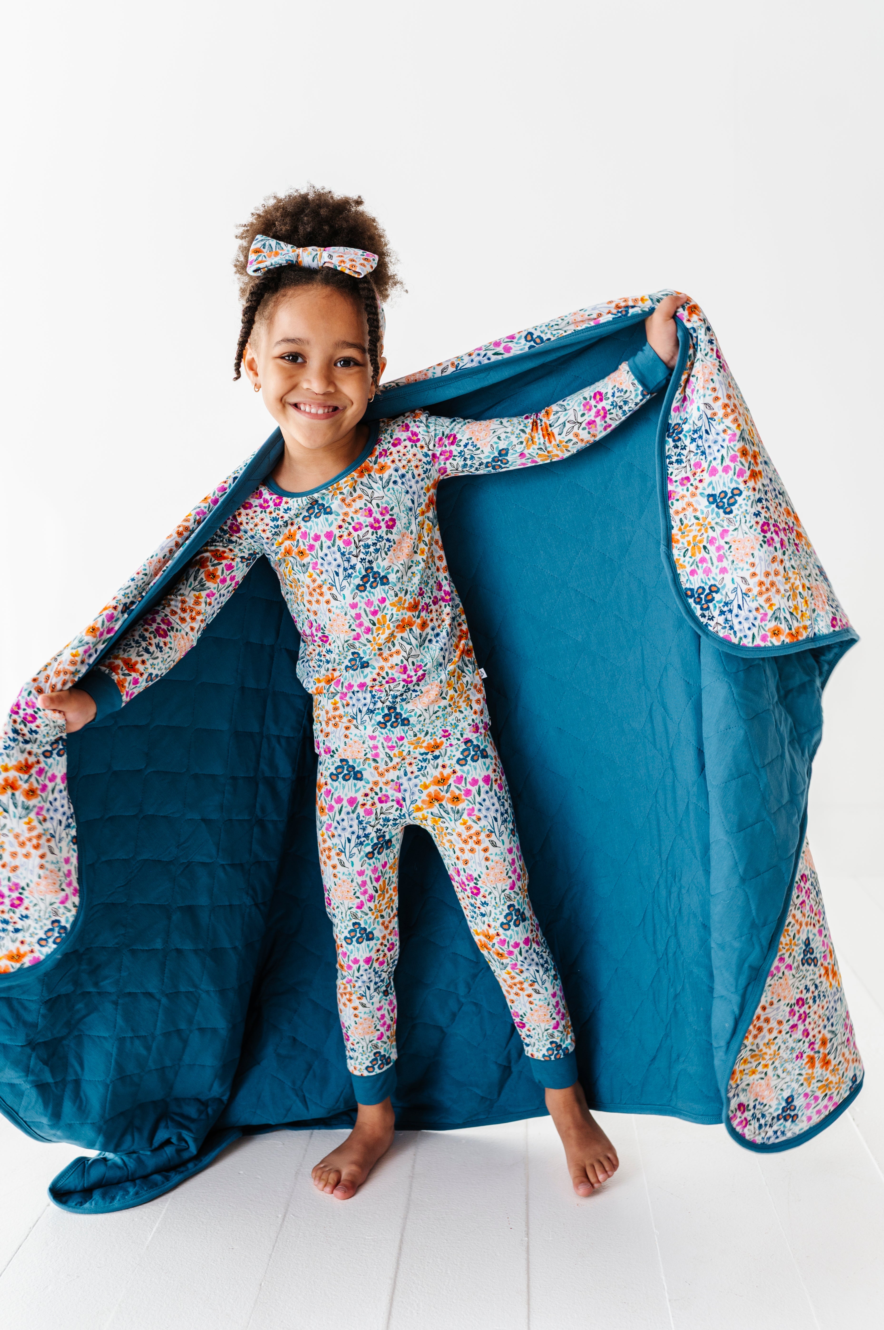 Whispering Wildflowers Toddler Quilted Blanket