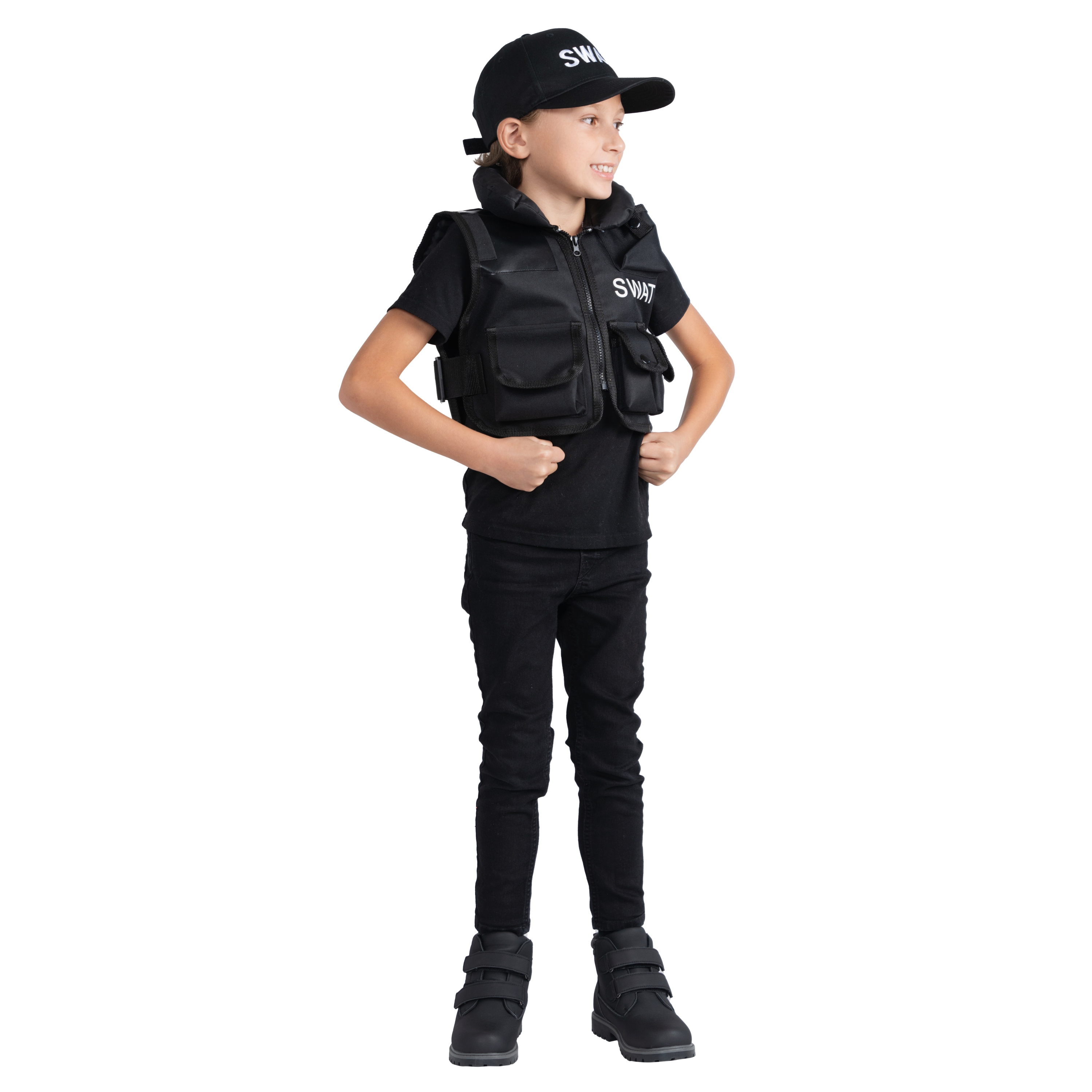 Swat Vest And Cap Set - Kids