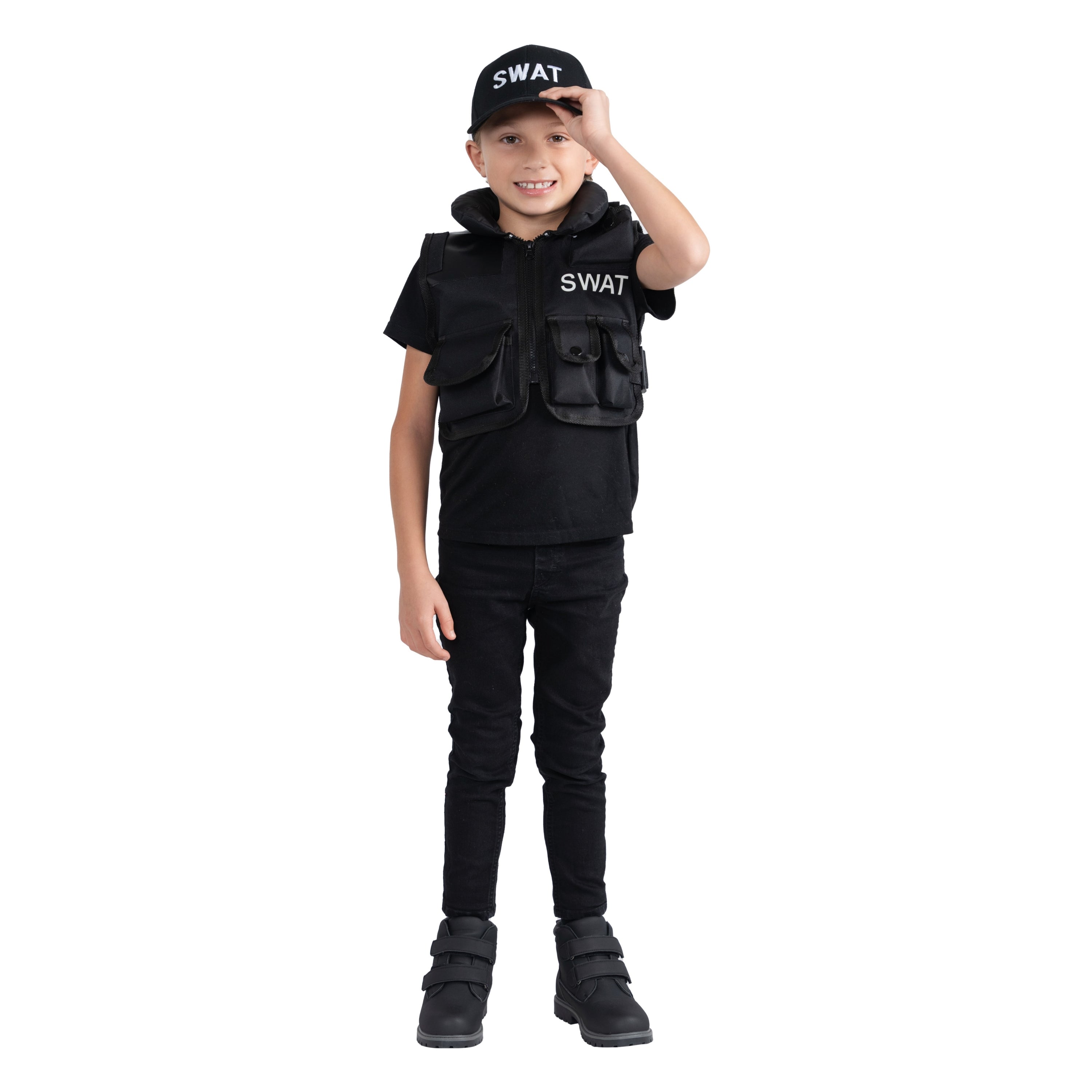 Swat Vest And Cap Set - Kids