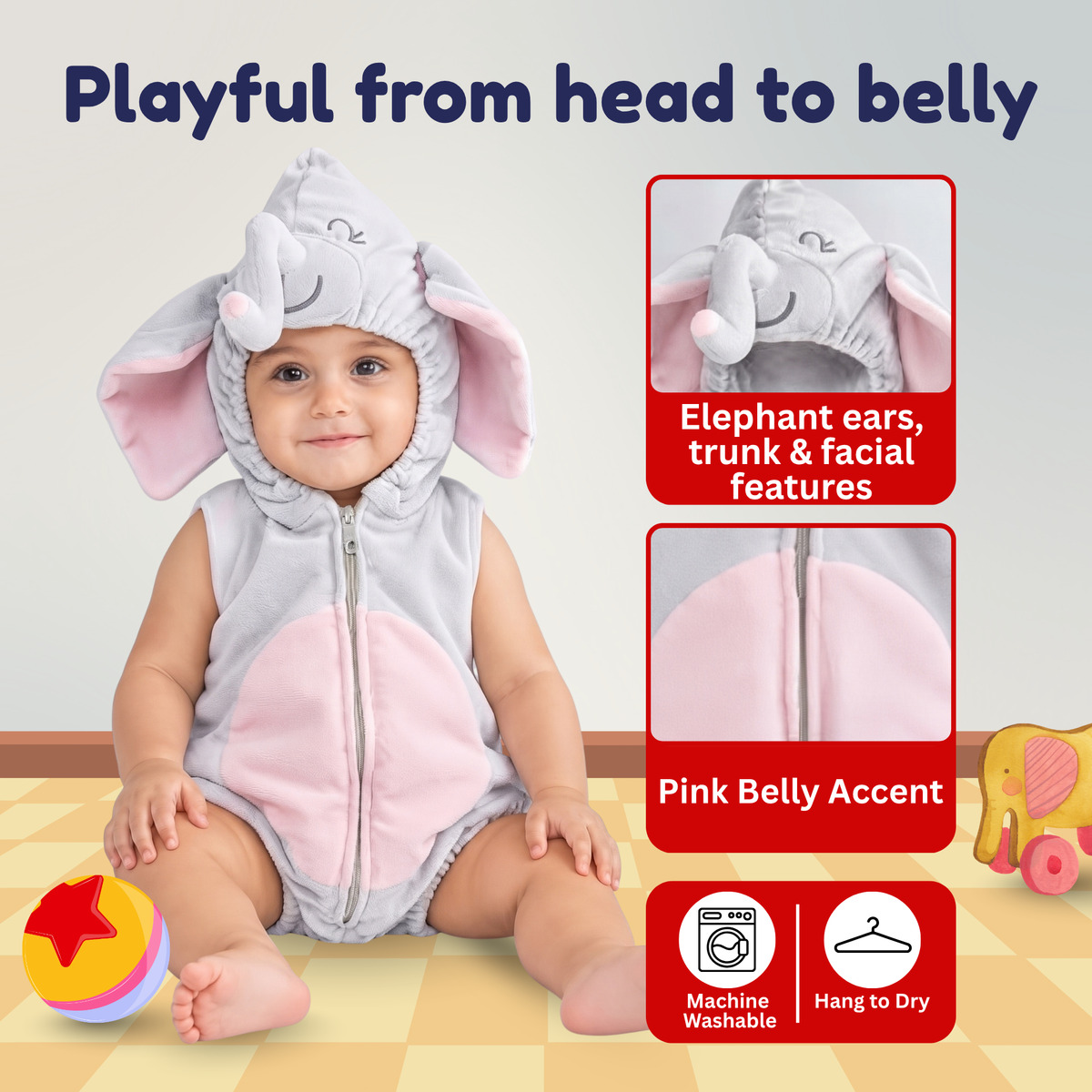 Baby Elephant Costume