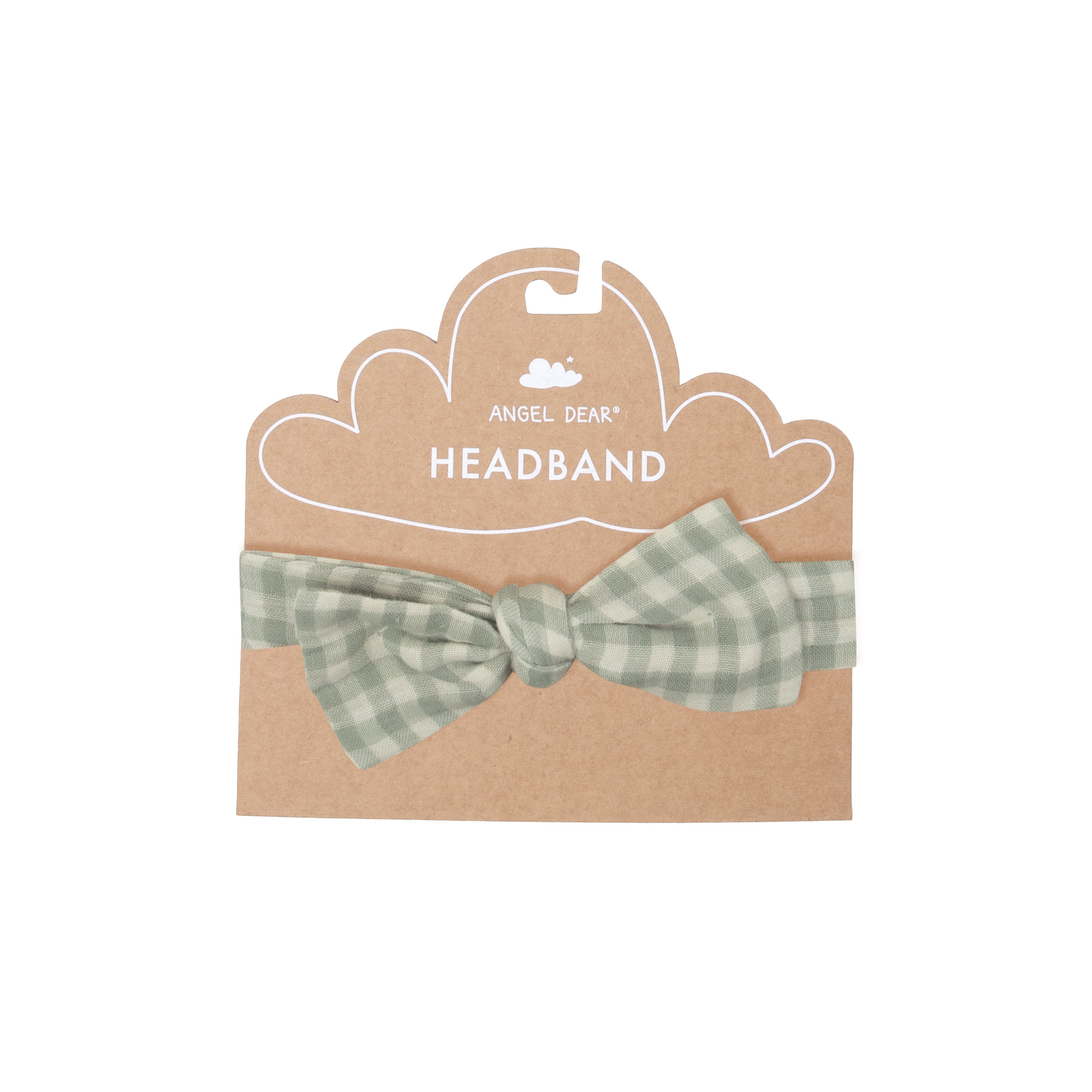 Headband - Mini Green Gingham