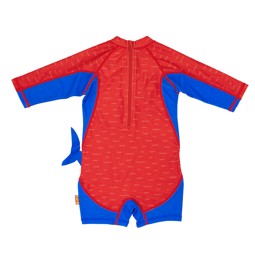 Baby/toddler Rash Guard One Piece Swimsuit - Sherman The Shark
