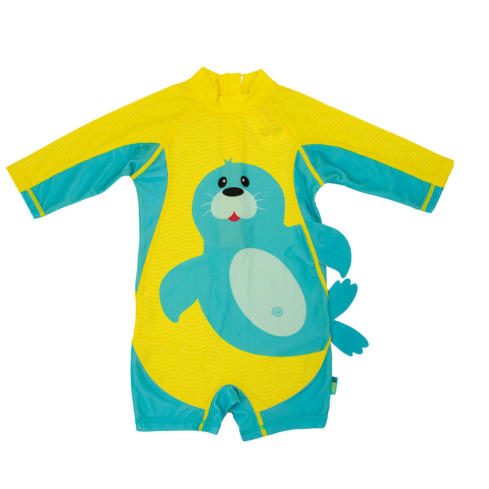 Baby/toddler Rash Guard One Piece Swimsuit - Sydney The Seal