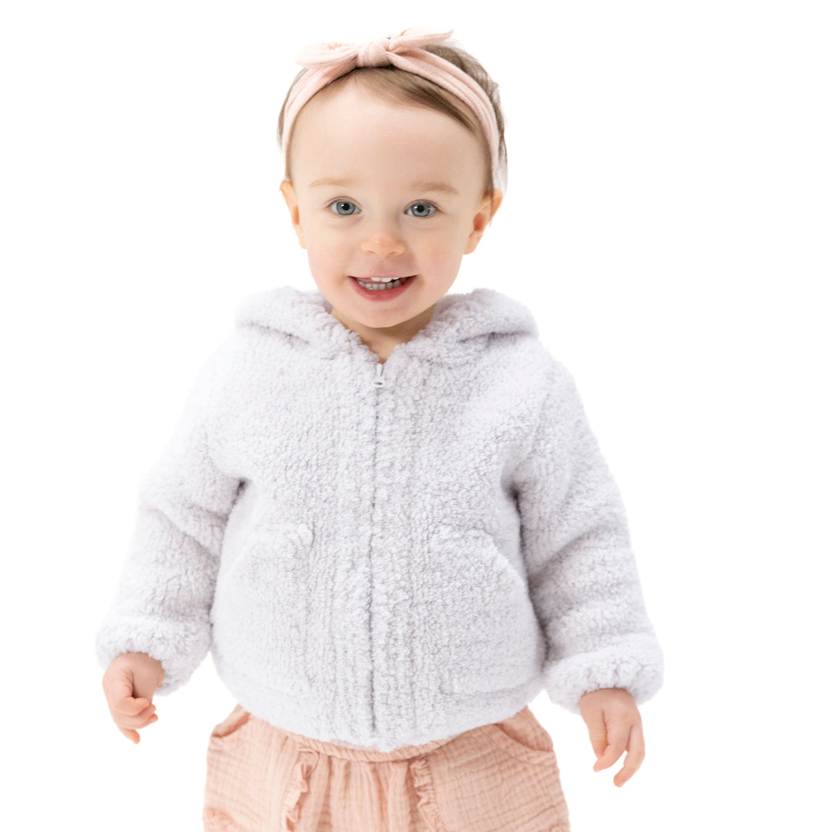 Chenille - Natural Hooded Jacket