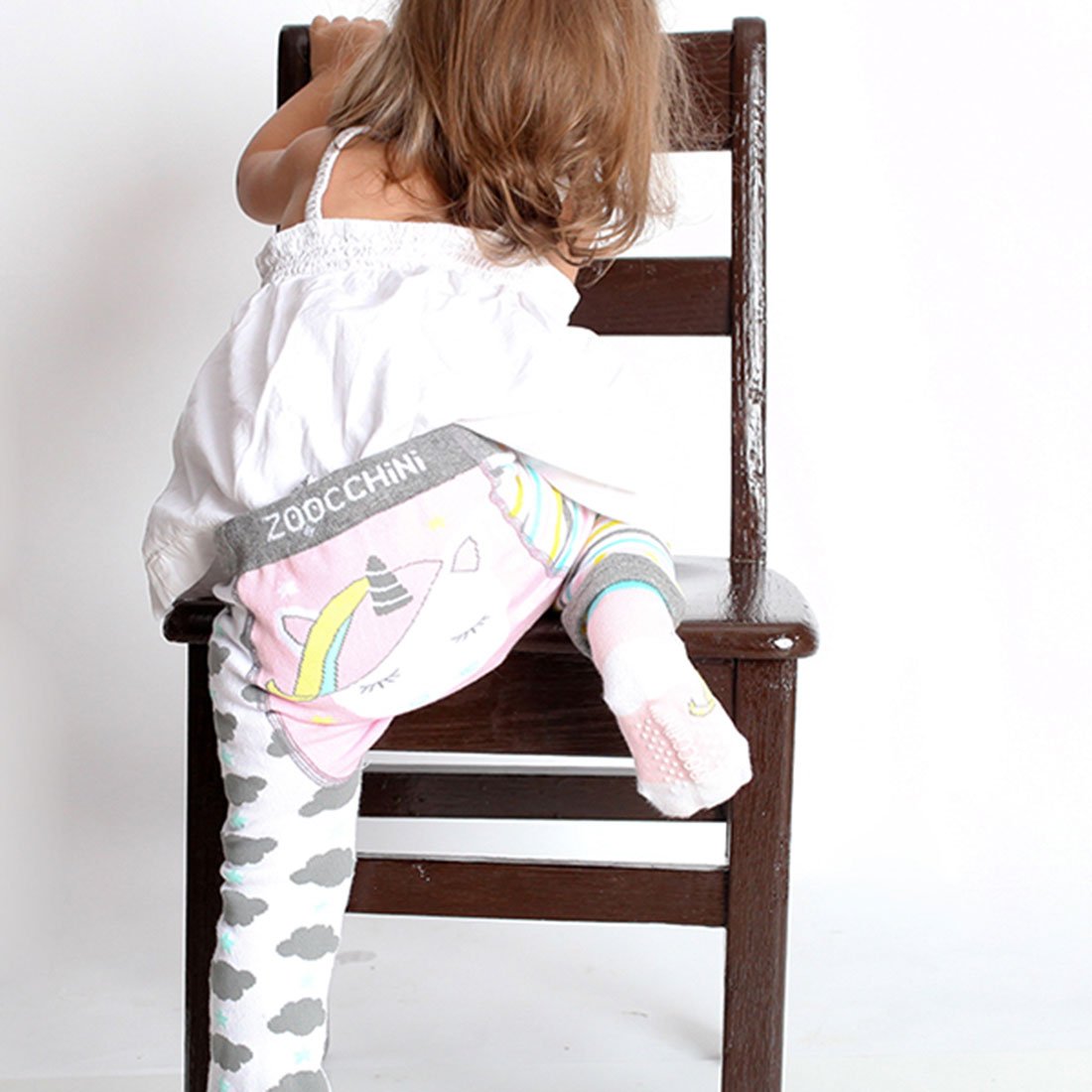 Baby/toddler Crawler Leggings & Socks Set - Allie The Alicorn