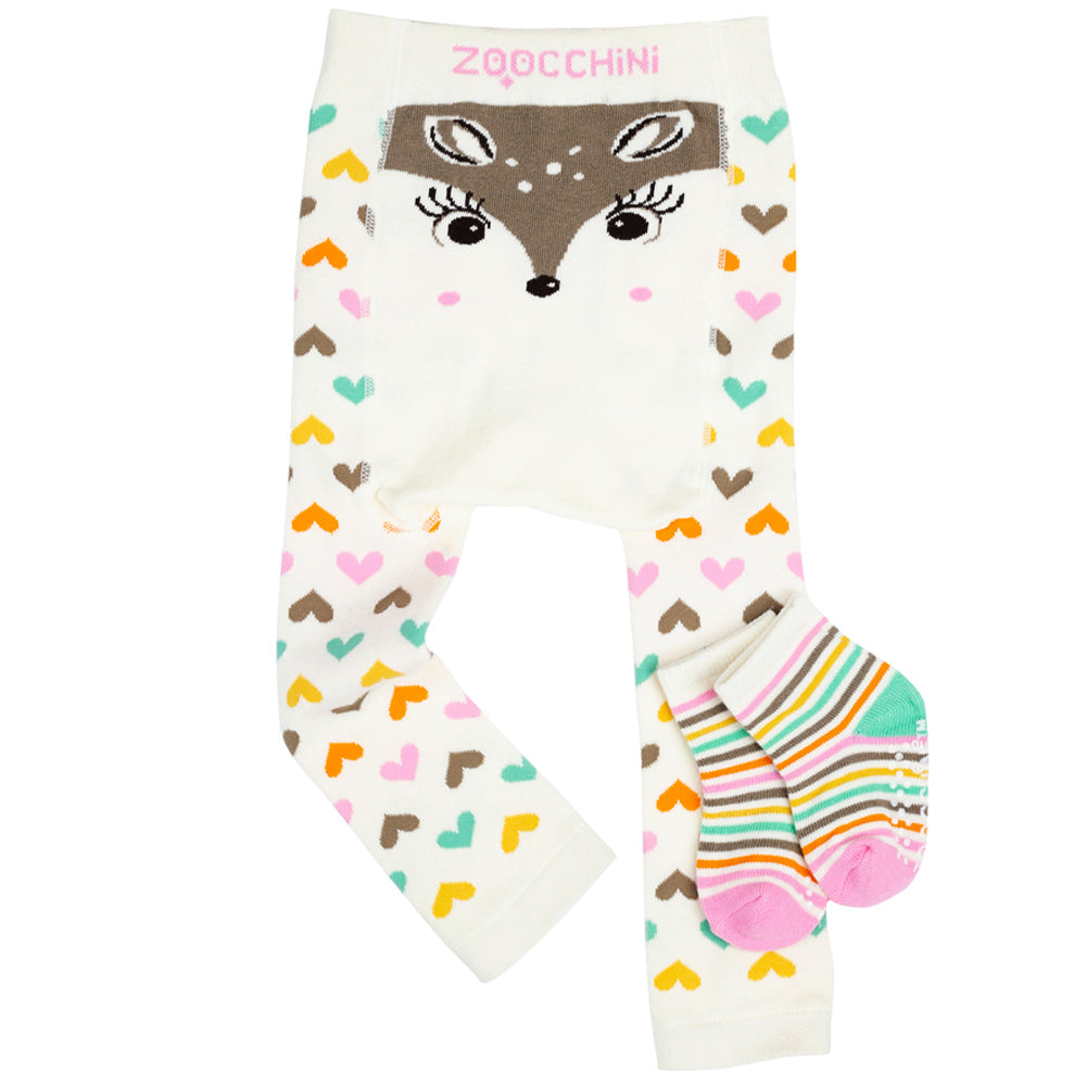 Baby/toddler Crawler Leggings & Socks Set - Fiona The Fawn