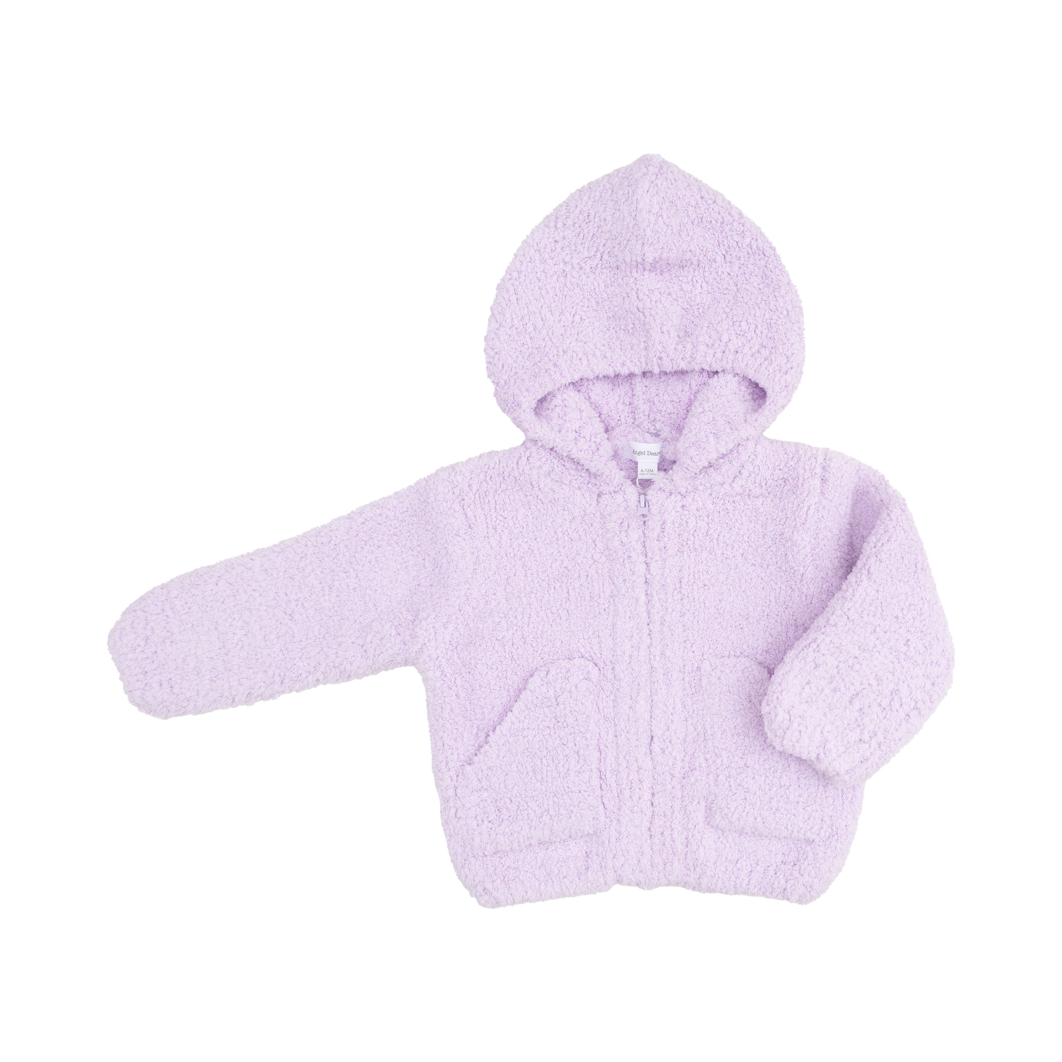 Chenille - Lavender Hooded Jacket