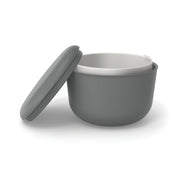 Go 40 Oz Lunch To Go Set With 2 Microwaveable Compartments - Smoke