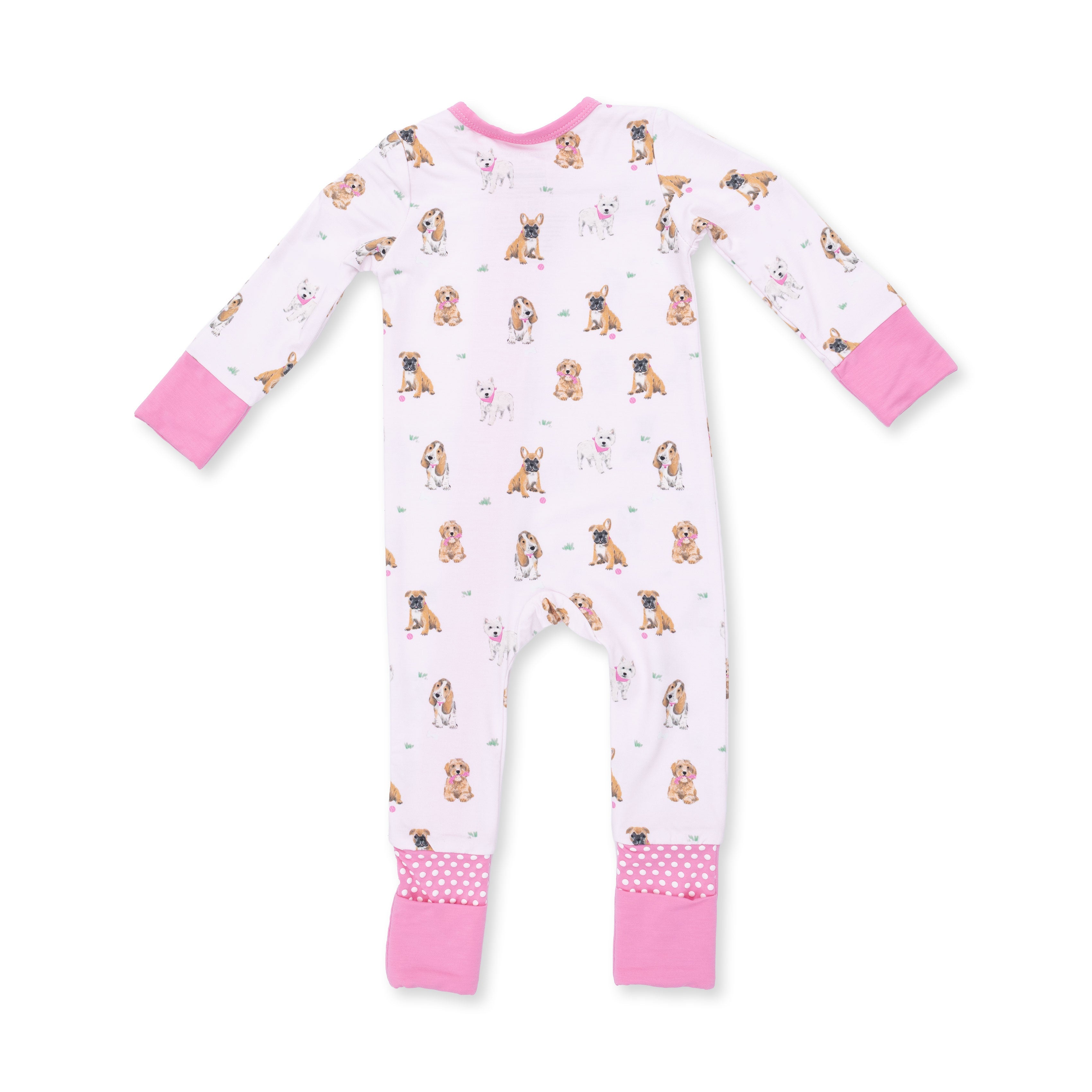 Bestie Dogs Pink - Convertible Romper