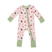 Christmas Dogs Pink - Convertible Romper