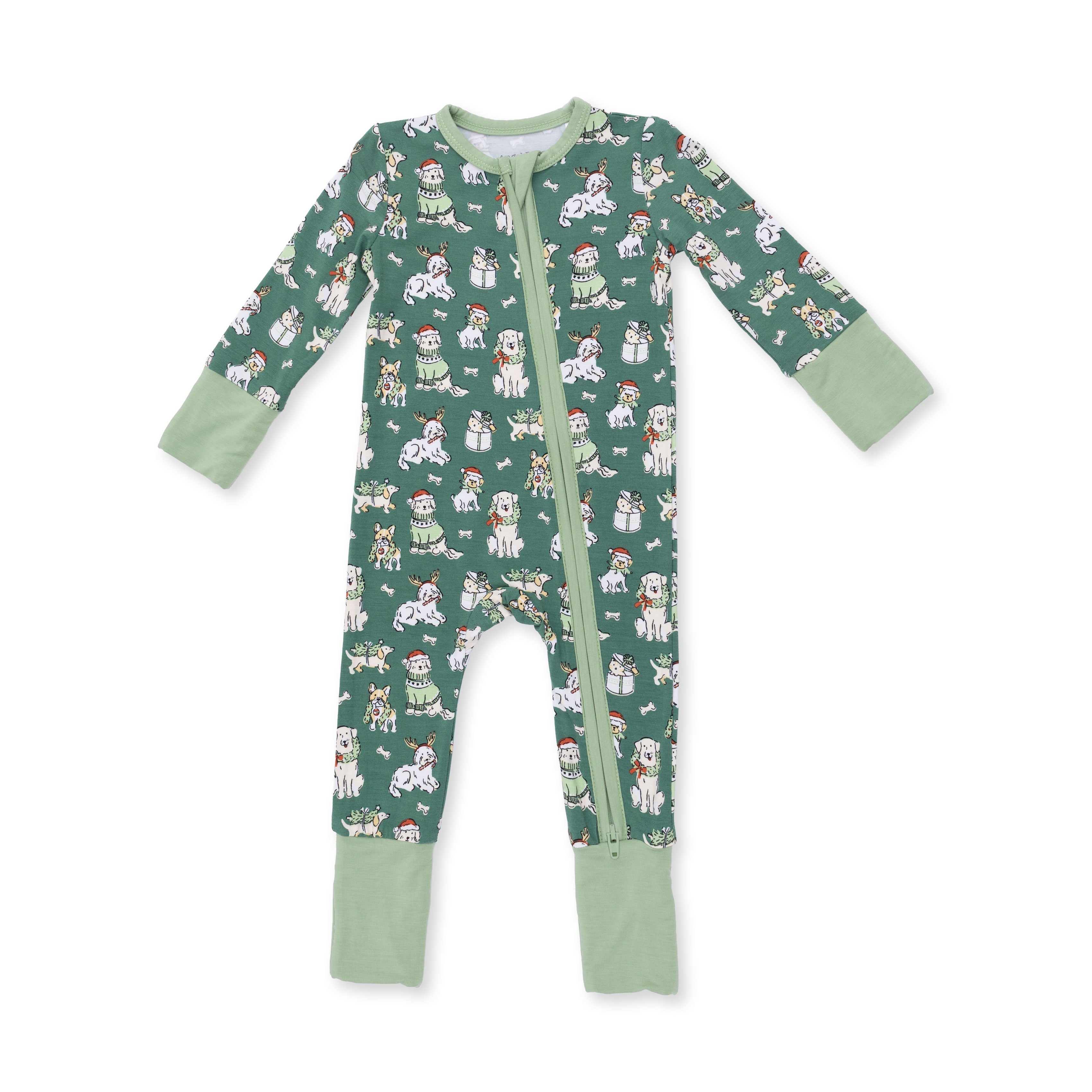 Christmas Dogs Uni - Convertible Romper