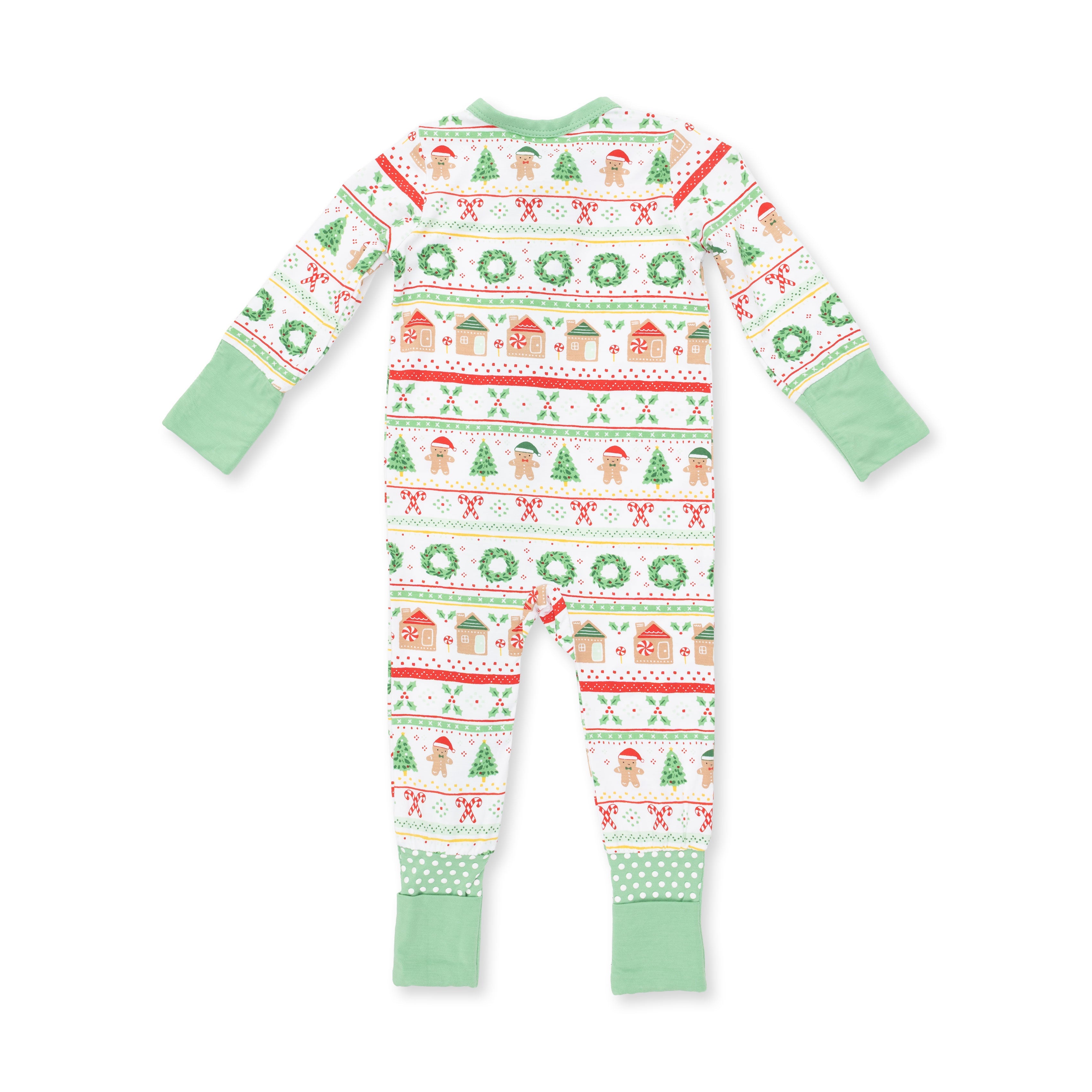 Gingerbread Fair Isle Uni - Convertible Romper