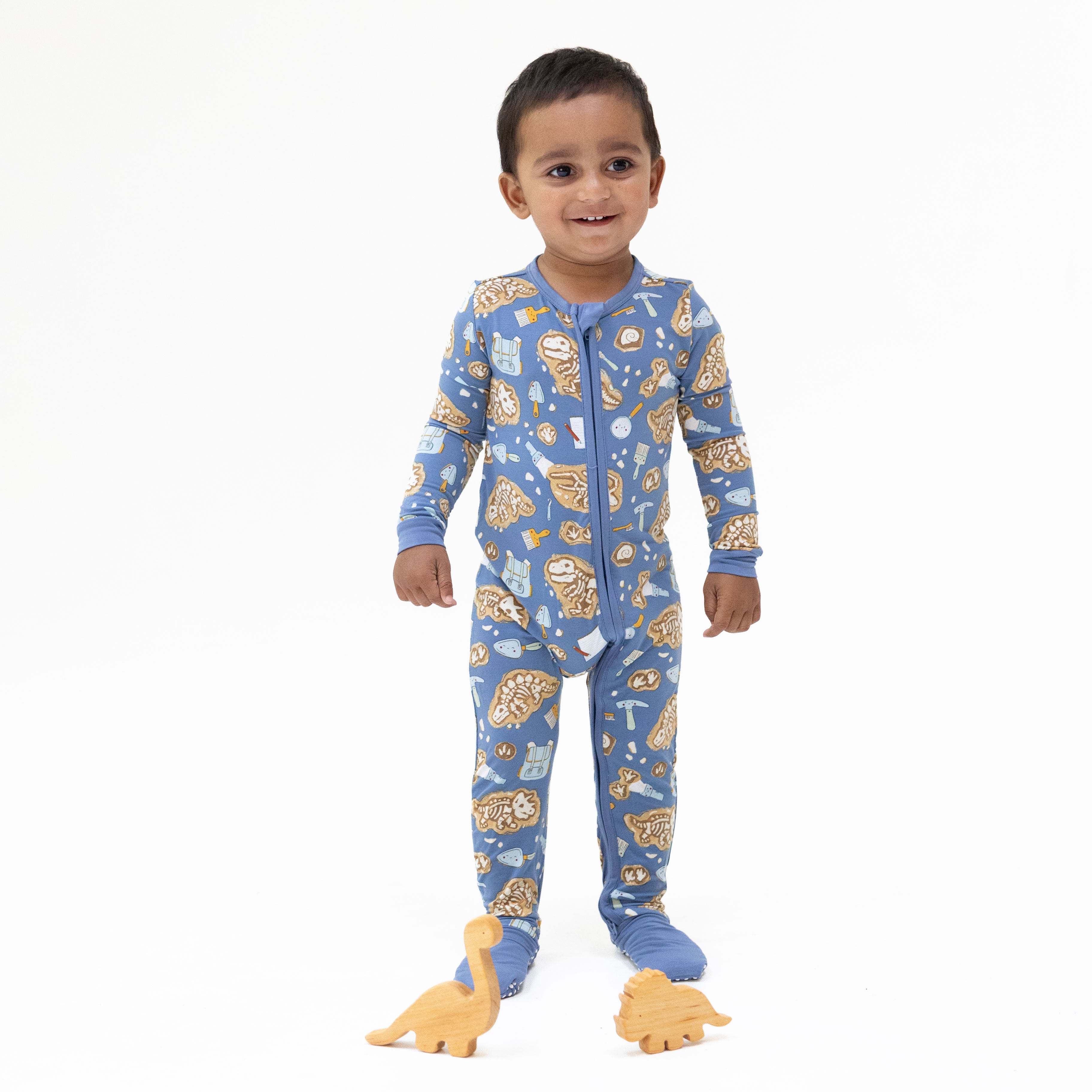 Glow In The Dark Dino Dig - Convertible Romper