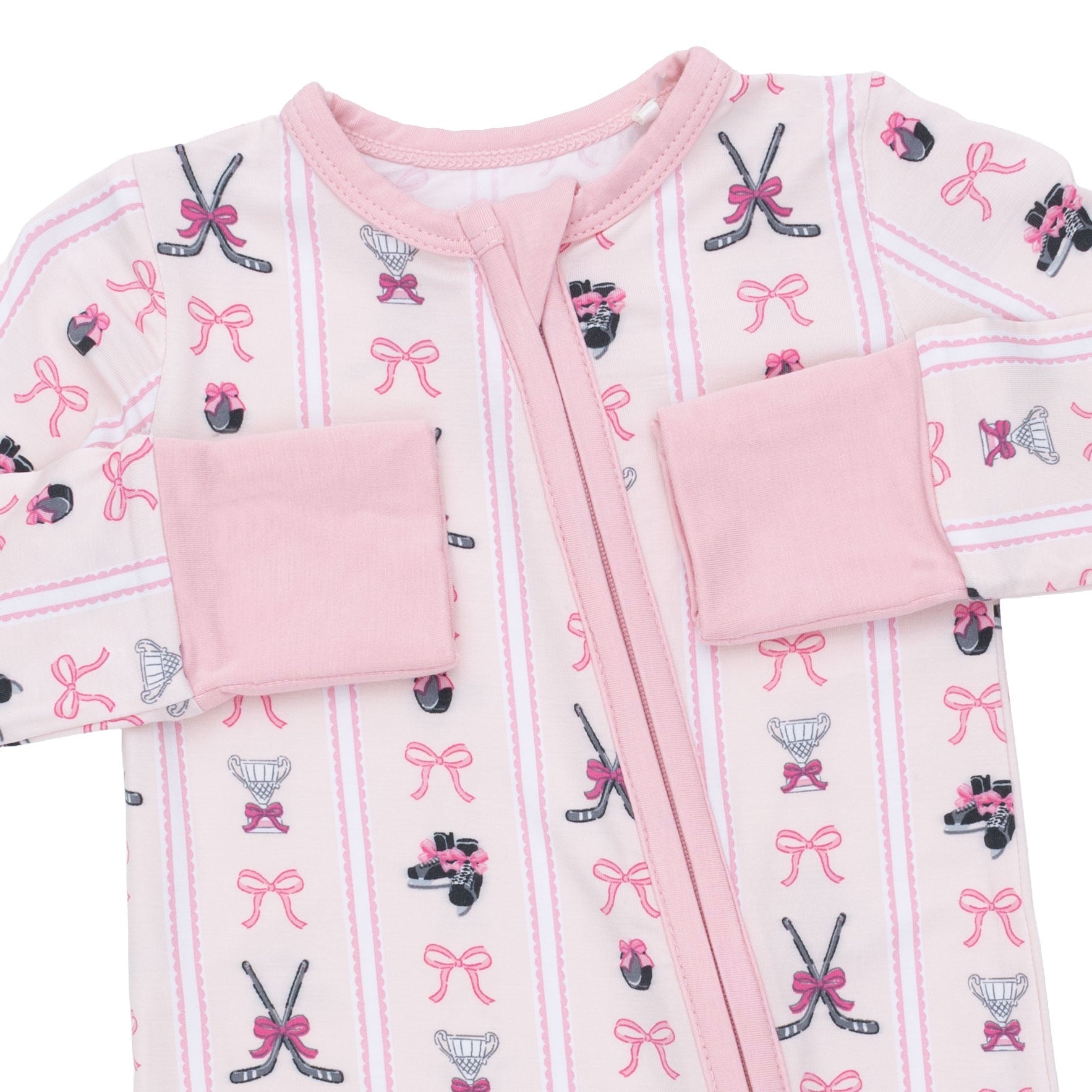 Megan's Bowtiful Hockey Stripe - Convertible Romper