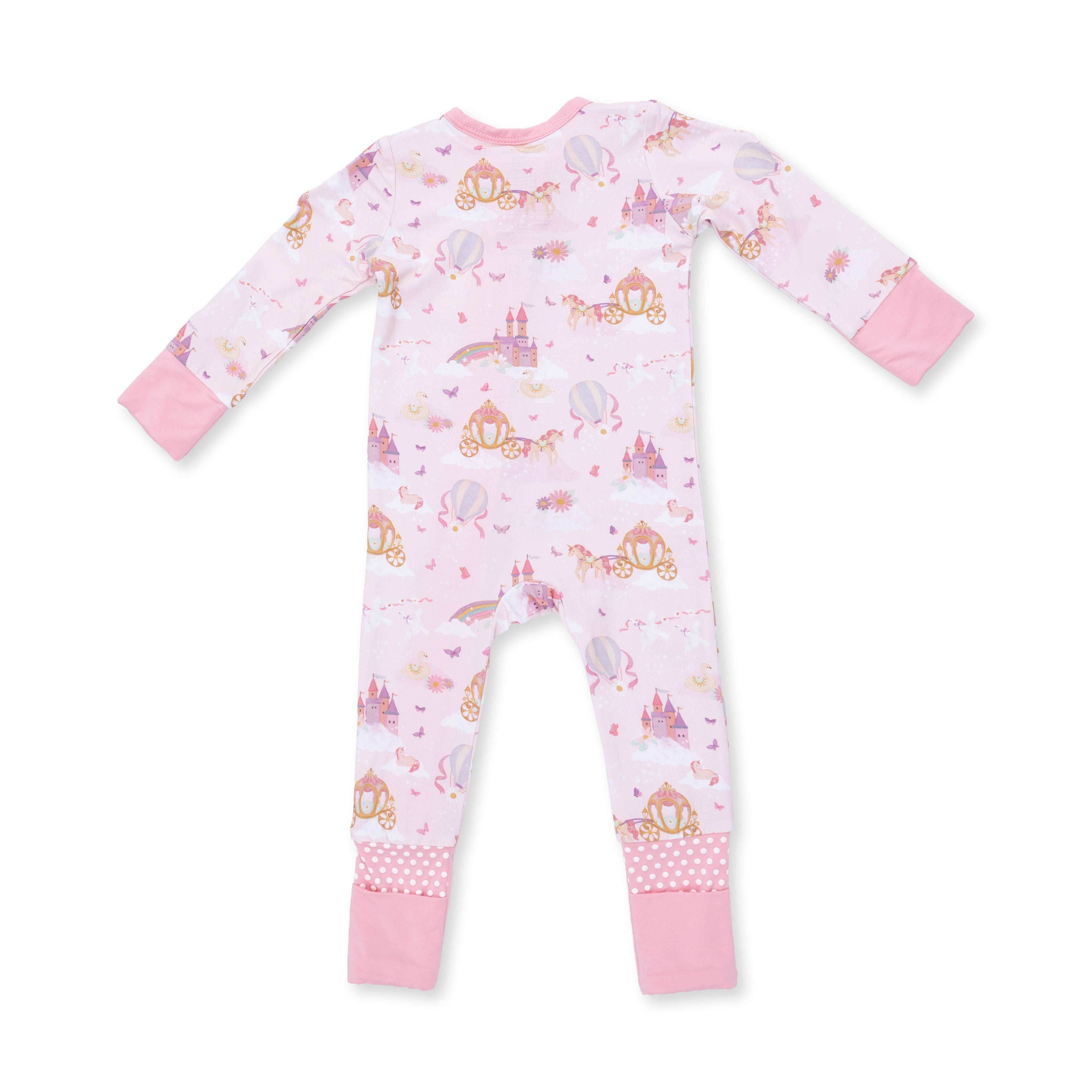 Princess Unicorns And Castle - Convertible Romper
