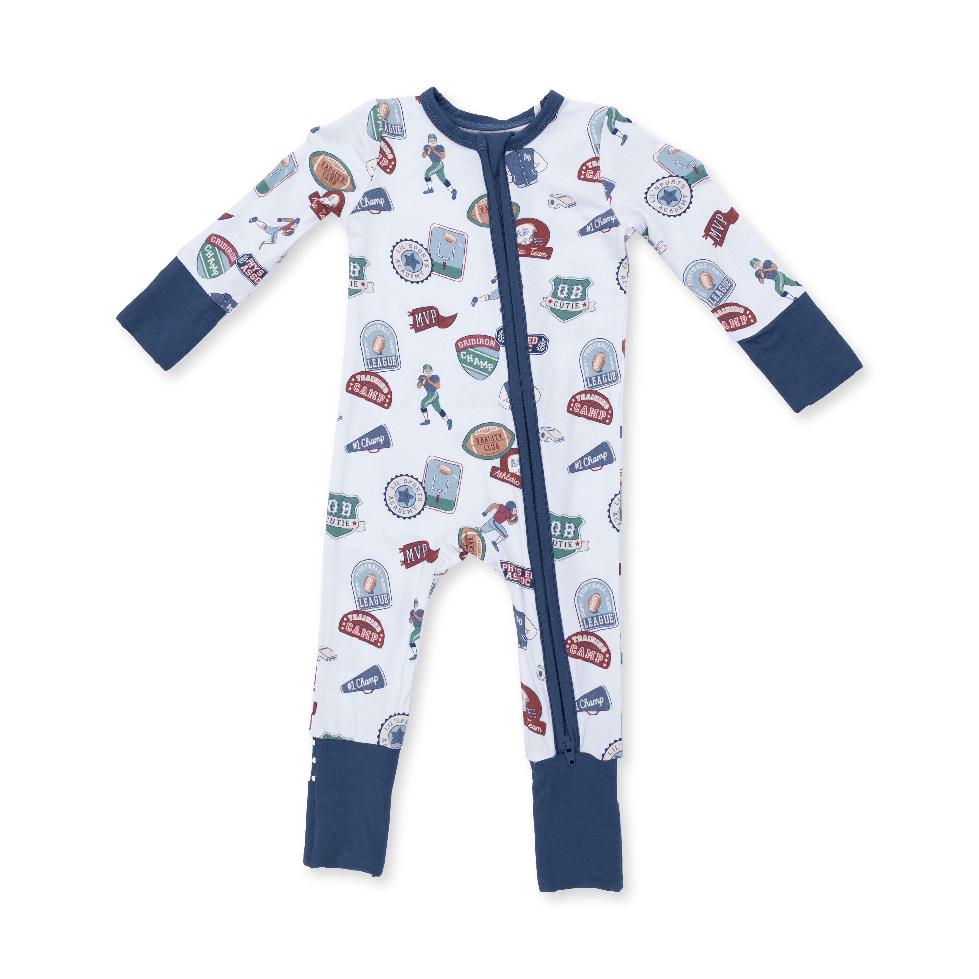 Football Patches - Convertible Romper