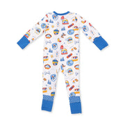 Vintage Ski Patches - Convertible Romper